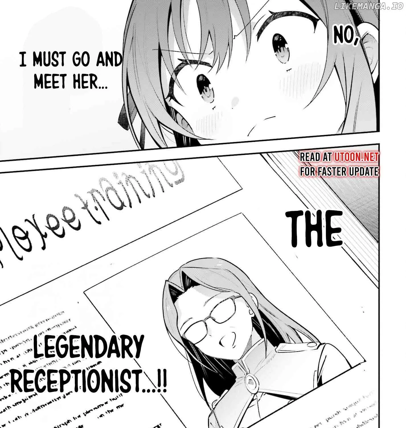 I’m the guild receptionist, but since I don’t want to work overtime, I think I’ll just solo the boss Chapter 40 page 42 - 