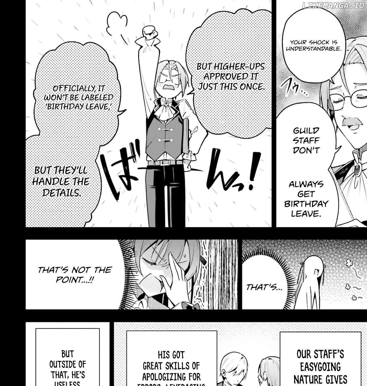 I’m the guild receptionist, but since I don’t want to work overtime, I think I’ll just solo the boss Chapter 41 page 11 - 