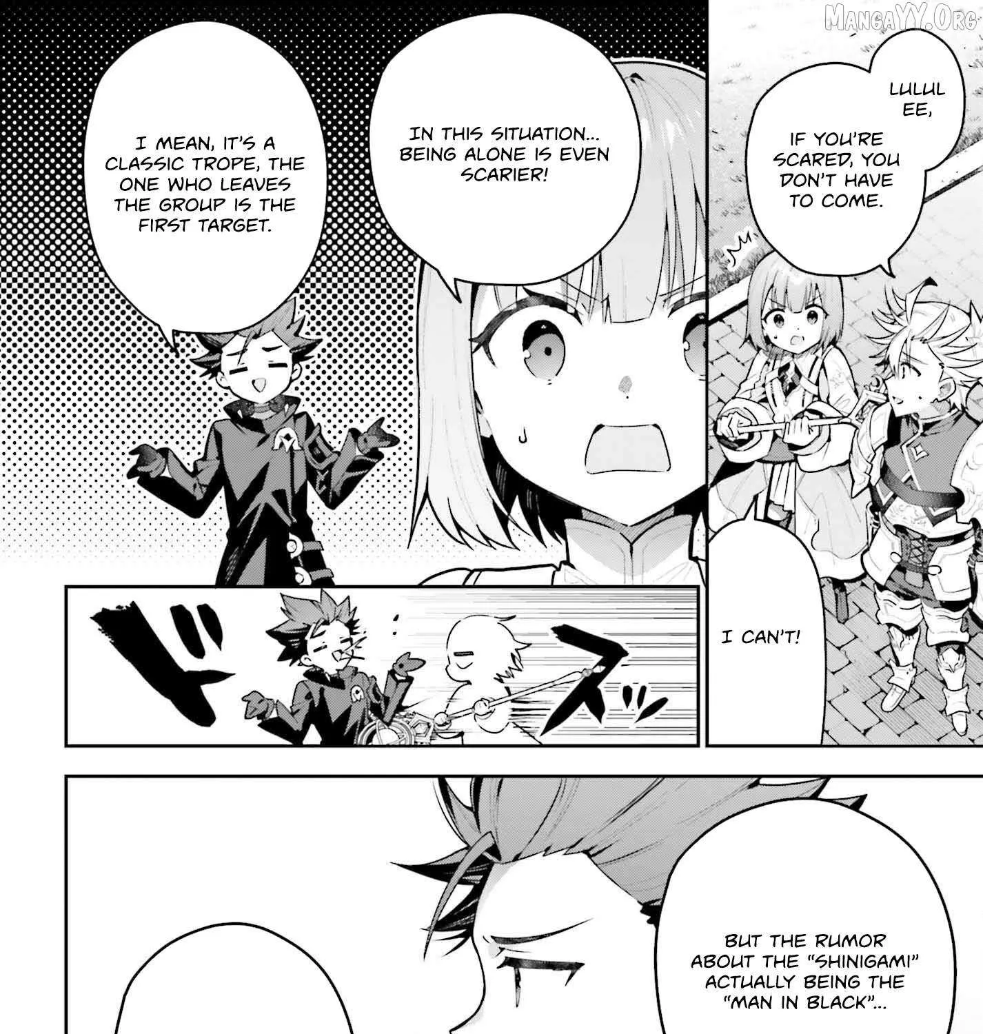I’m the guild receptionist, but since I don’t want to work overtime, I think I’ll just solo the boss Chapter 45.1 page 4 - 