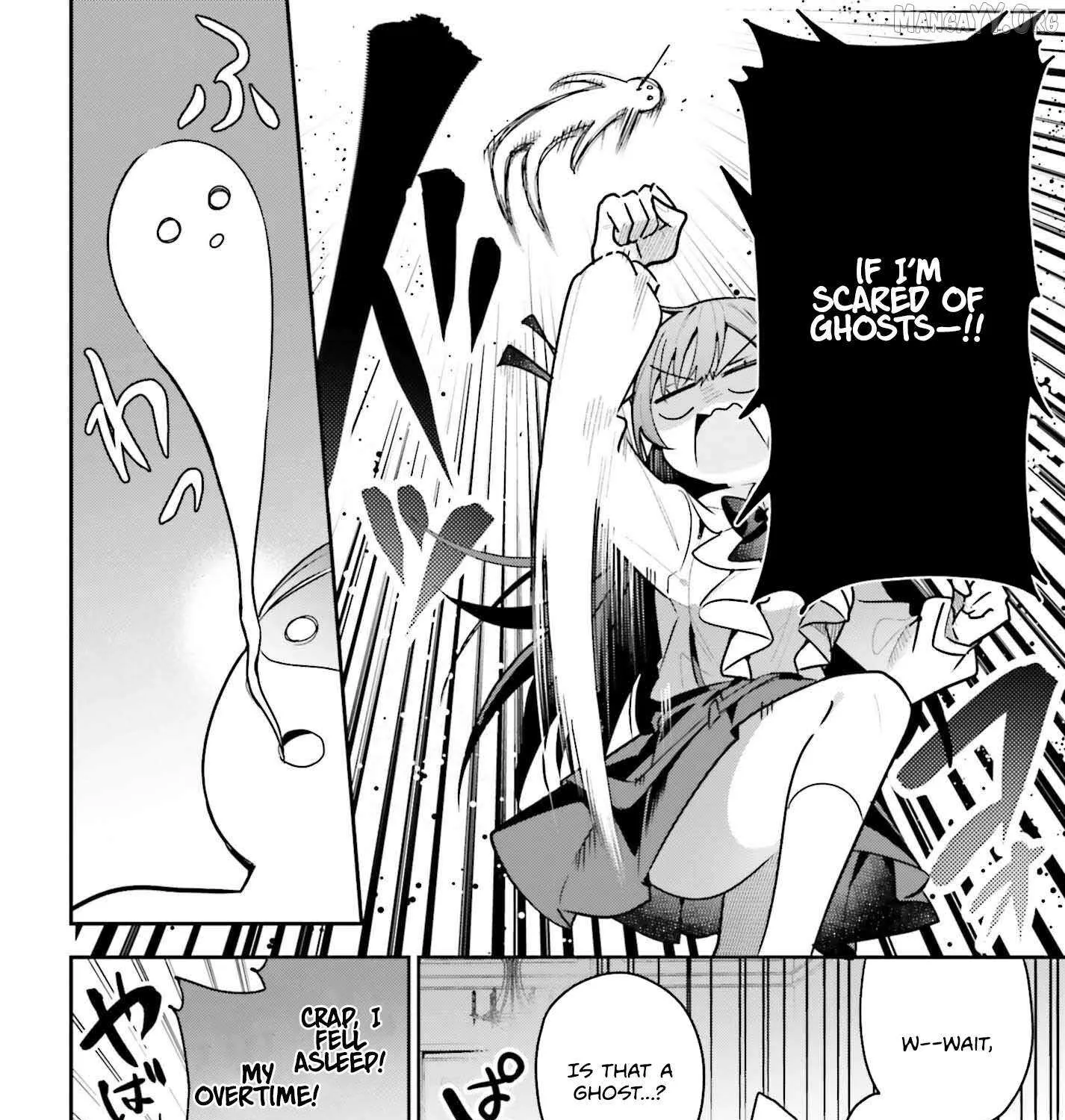 I’m the guild receptionist, but since I don’t want to work overtime, I think I’ll just solo the boss Chapter 45.1 page 36 - 