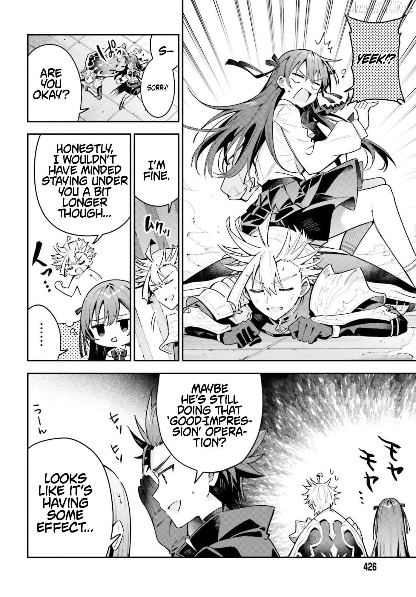 I’m the guild receptionist, but since I don’t want to work overtime, I think I’ll just solo the boss Chapter 46.1 page 3 - 