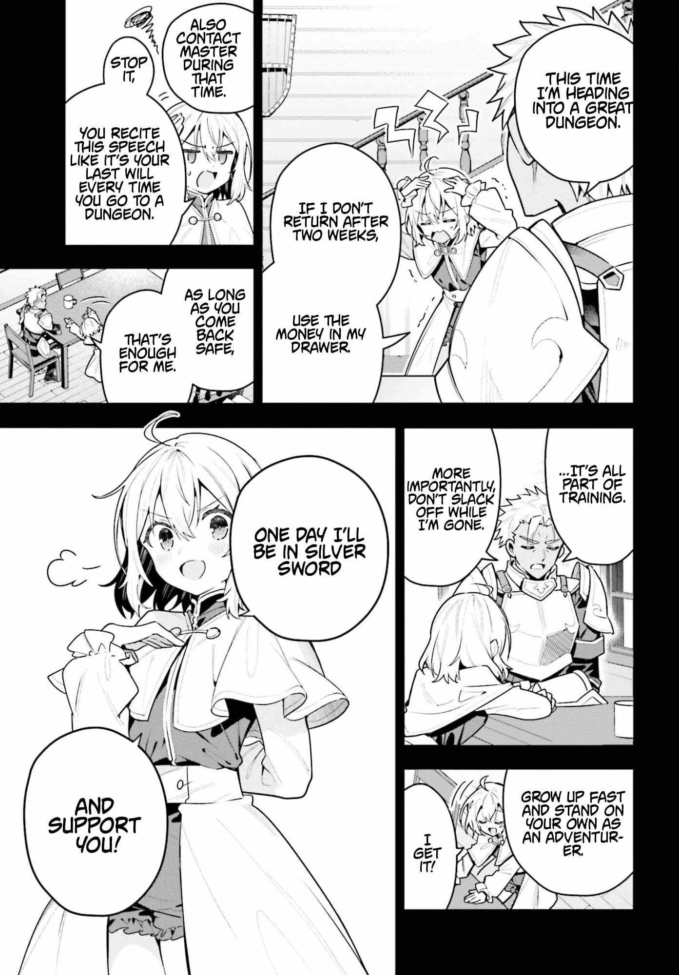 I’m the guild receptionist, but since I don’t want to work overtime, I think I’ll just solo the boss Chapter 47 page 2 - 