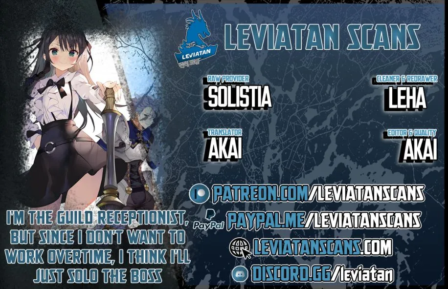 I’m the guild receptionist, but since I don’t want to work overtime, I think I’ll just solo the boss Chapter 6 page 1 - 