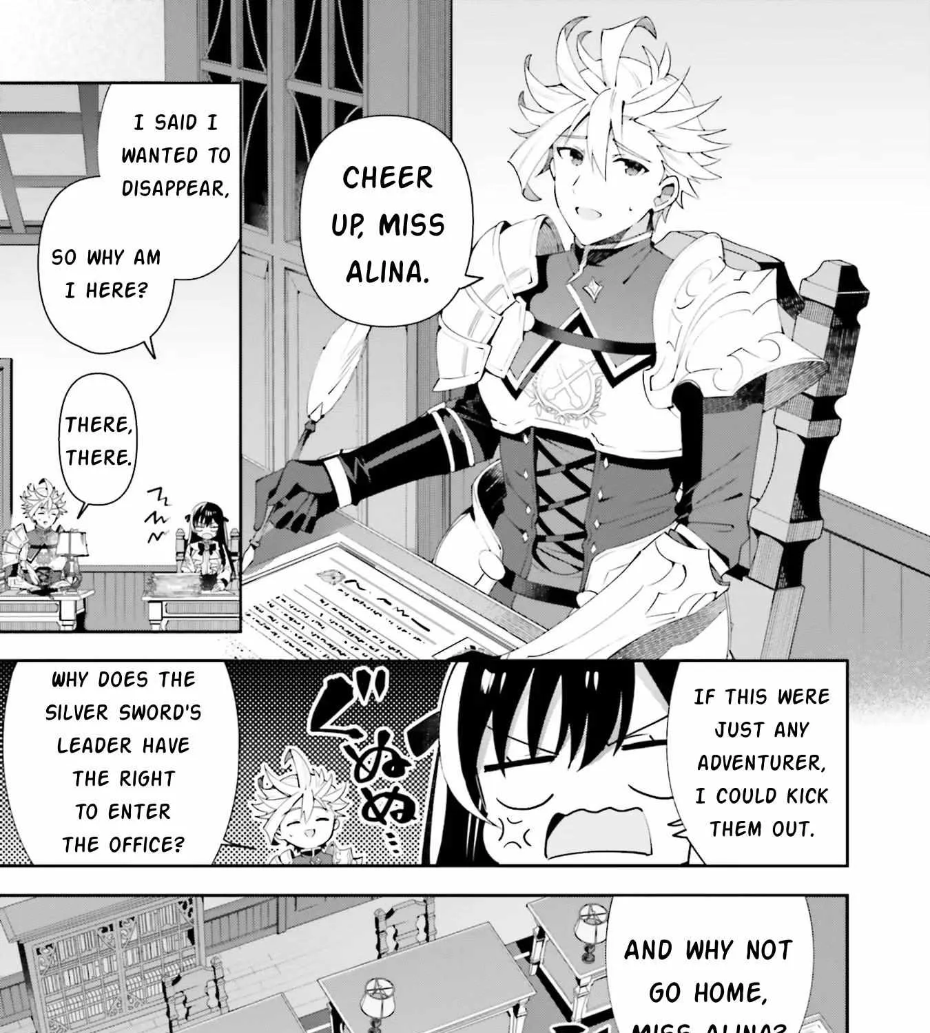 I’m the guild receptionist, but since I don’t want to work overtime, I think I’ll just solo the boss Chapter 7 page 13 - 