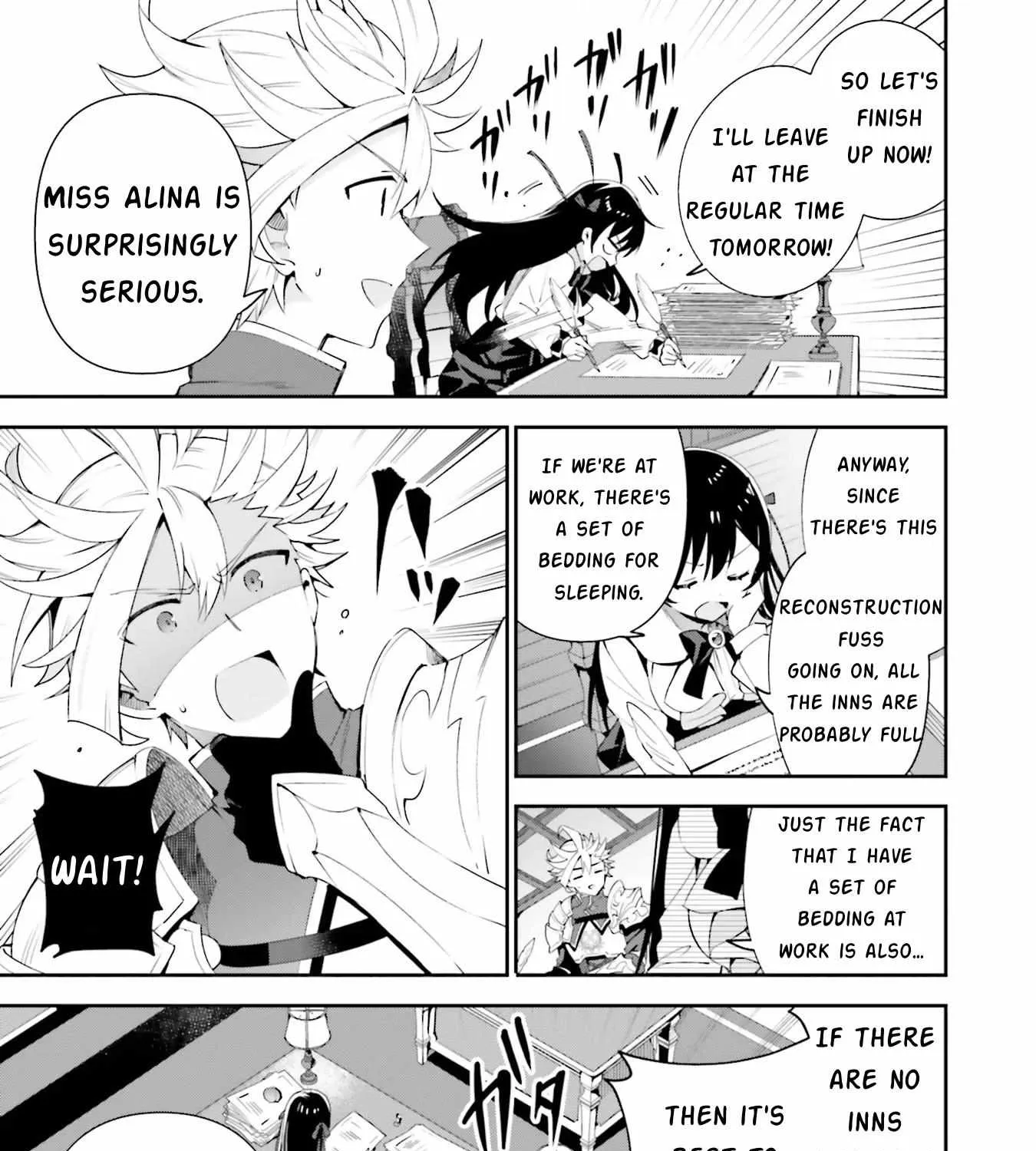 I’m the guild receptionist, but since I don’t want to work overtime, I think I’ll just solo the boss Chapter 7 page 17 - 