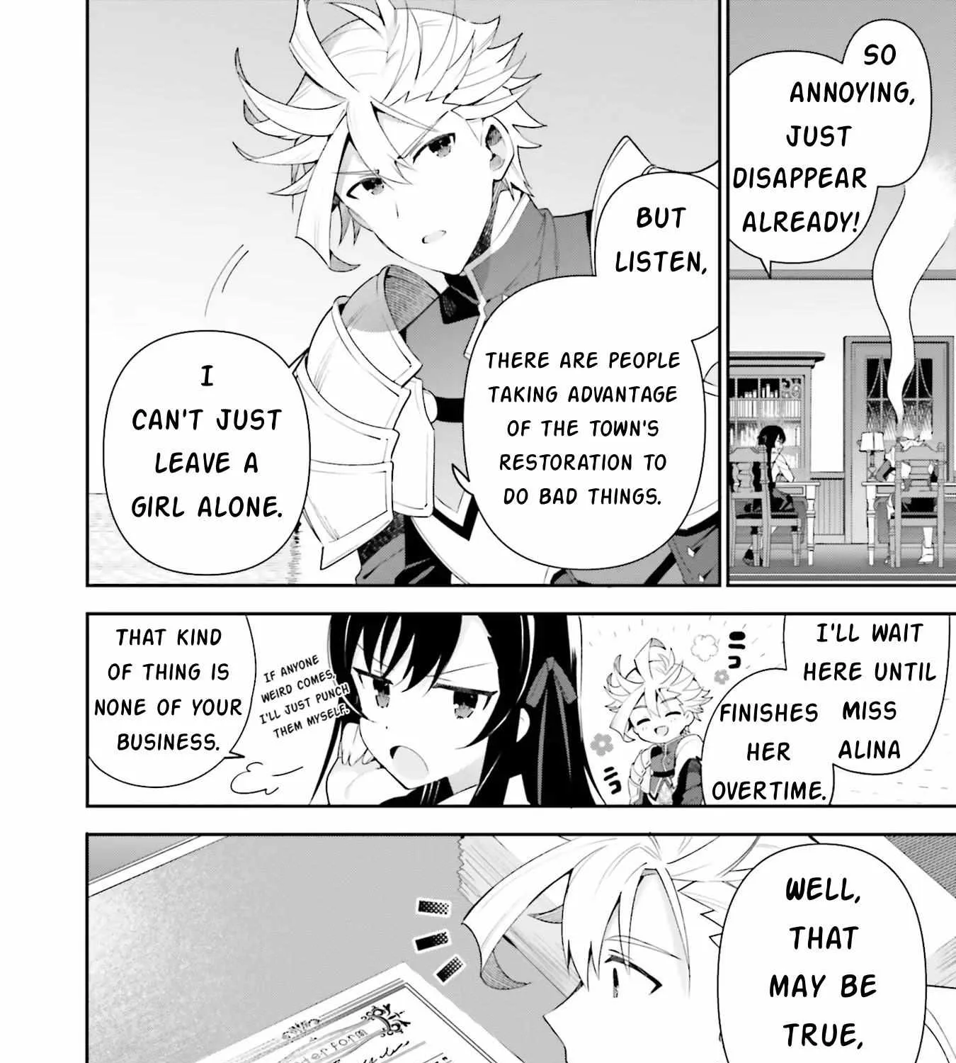 I’m the guild receptionist, but since I don’t want to work overtime, I think I’ll just solo the boss Chapter 7 page 19 - 