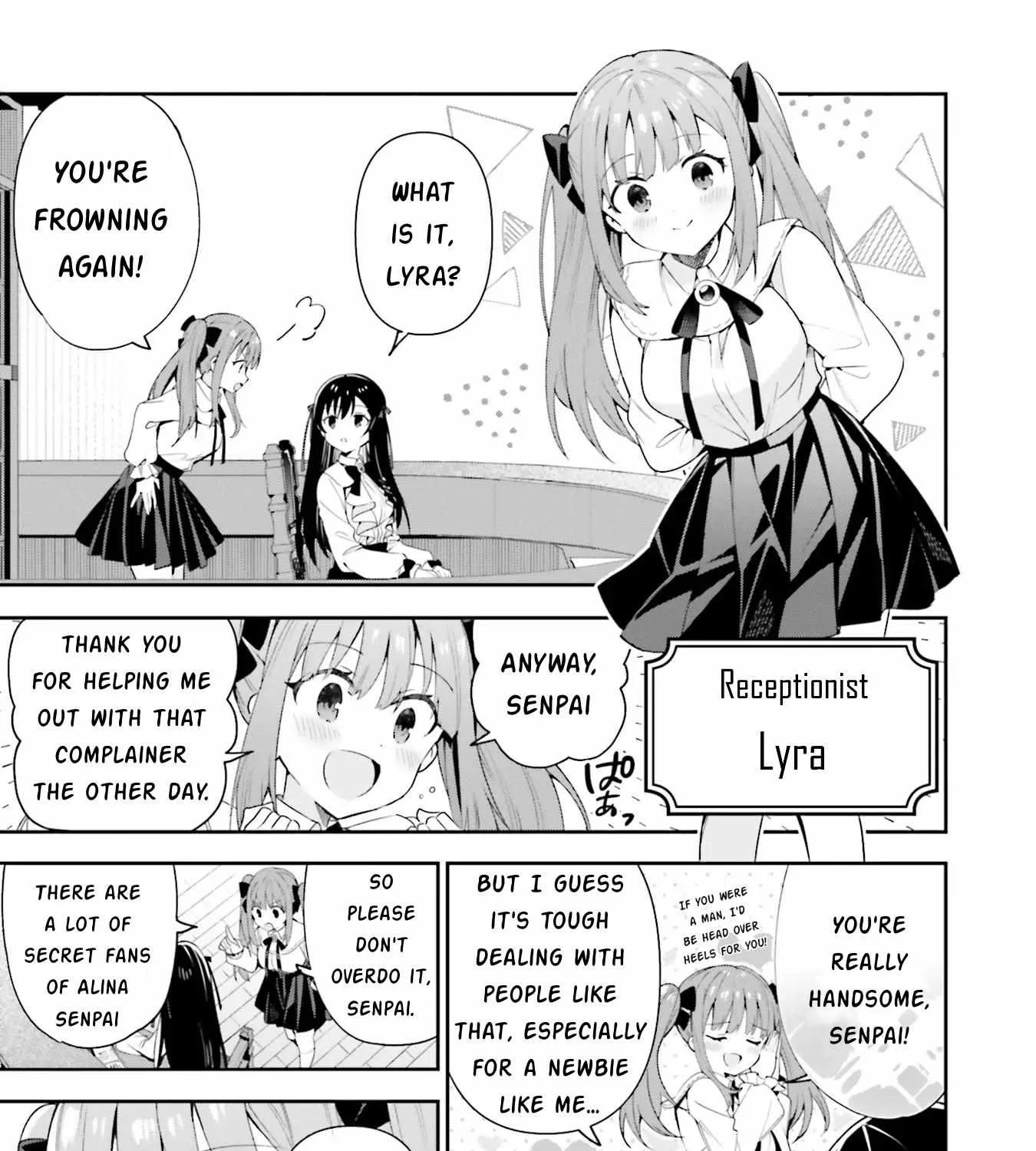 I’m the guild receptionist, but since I don’t want to work overtime, I think I’ll just solo the boss Chapter 7 page 45 - 