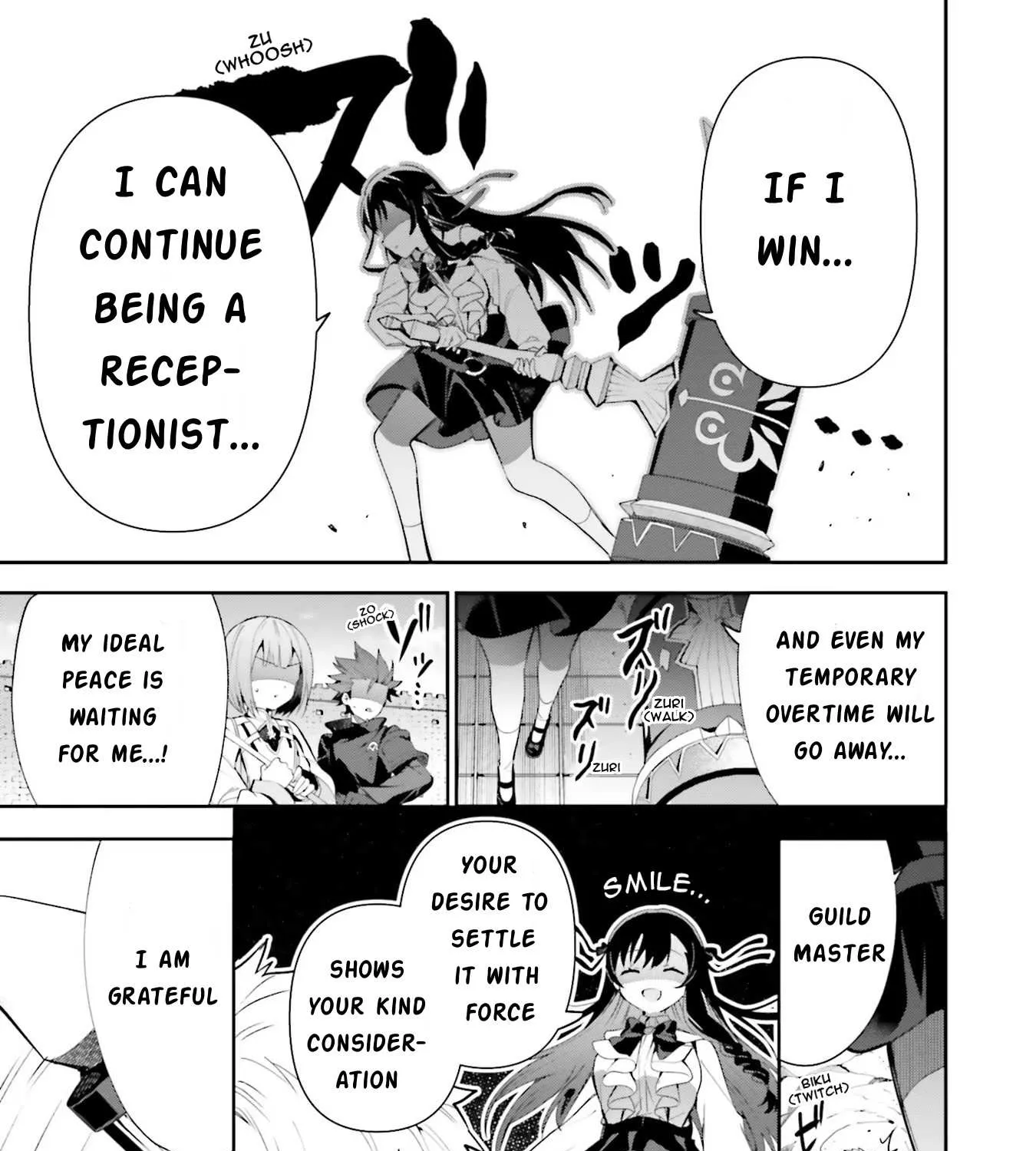 I’m the guild receptionist, but since I don’t want to work overtime, I think I’ll just solo the boss Chapter 9 page 21 - 