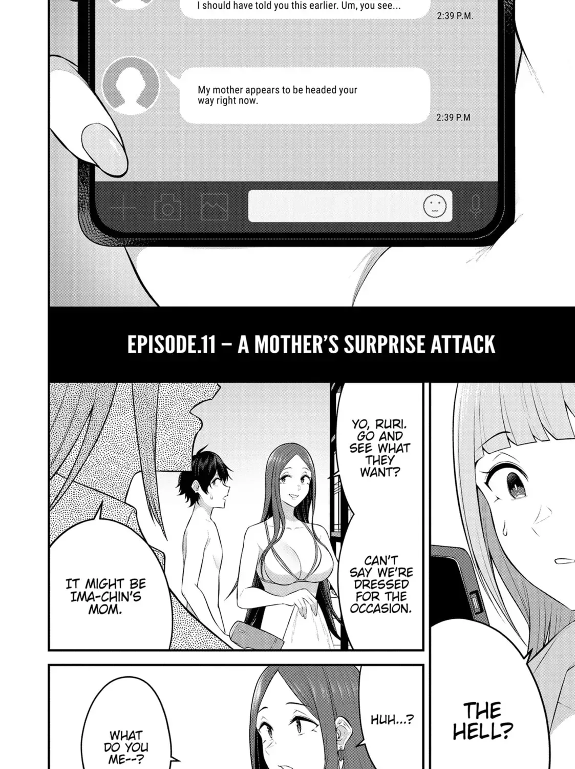 Imaizumi Brings All the Gals to His House Chapter 11.1 page 13 - 