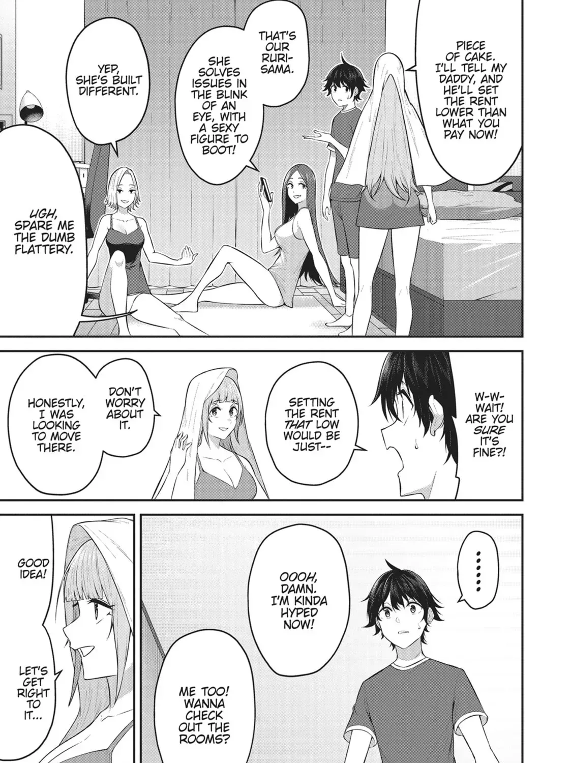 Imaizumi Brings All the Gals to His House Chapter 14.1 page 17 - 