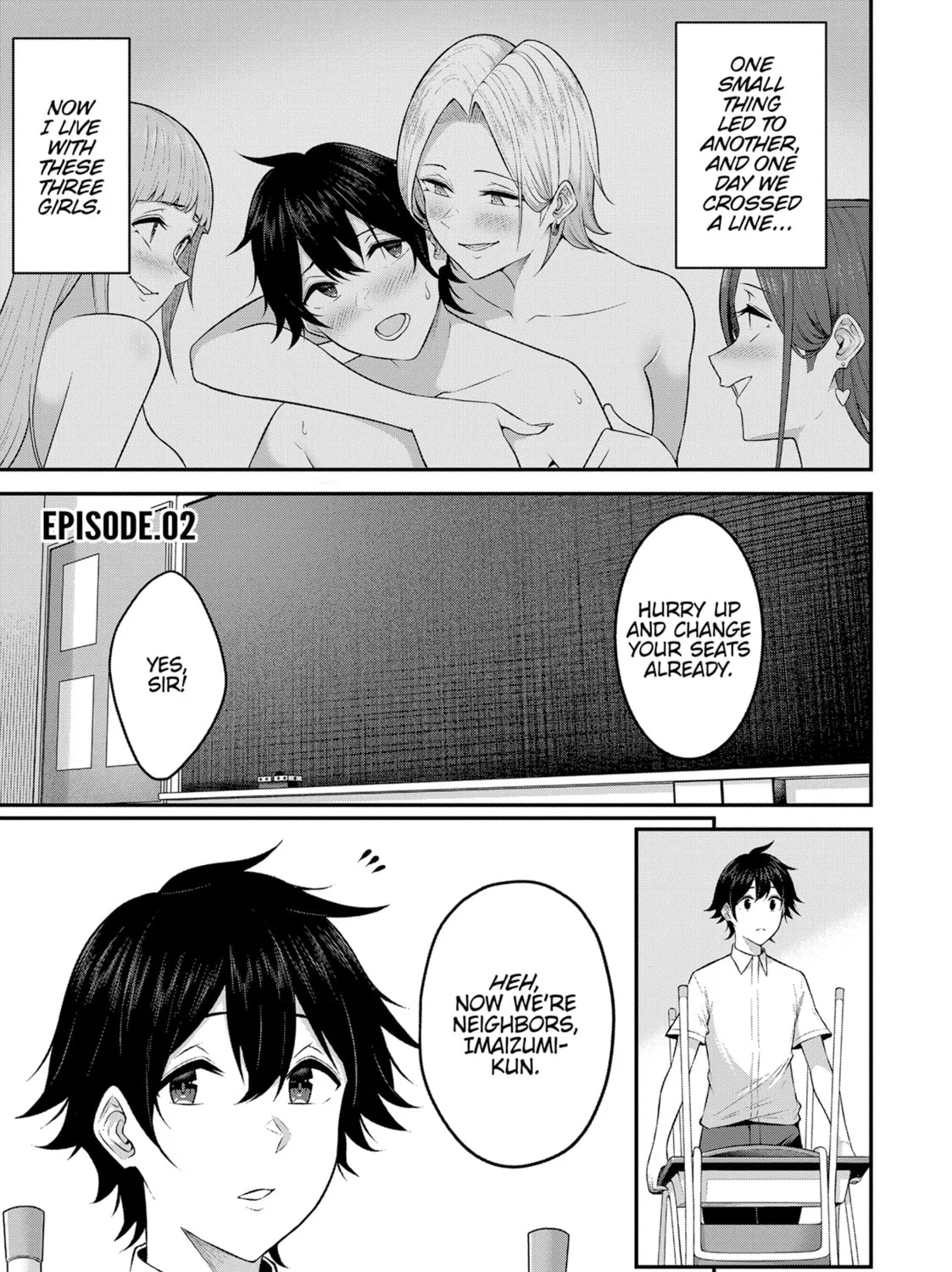 Imaizumi Brings All the Gals to His House Chapter 2 page 1 - 