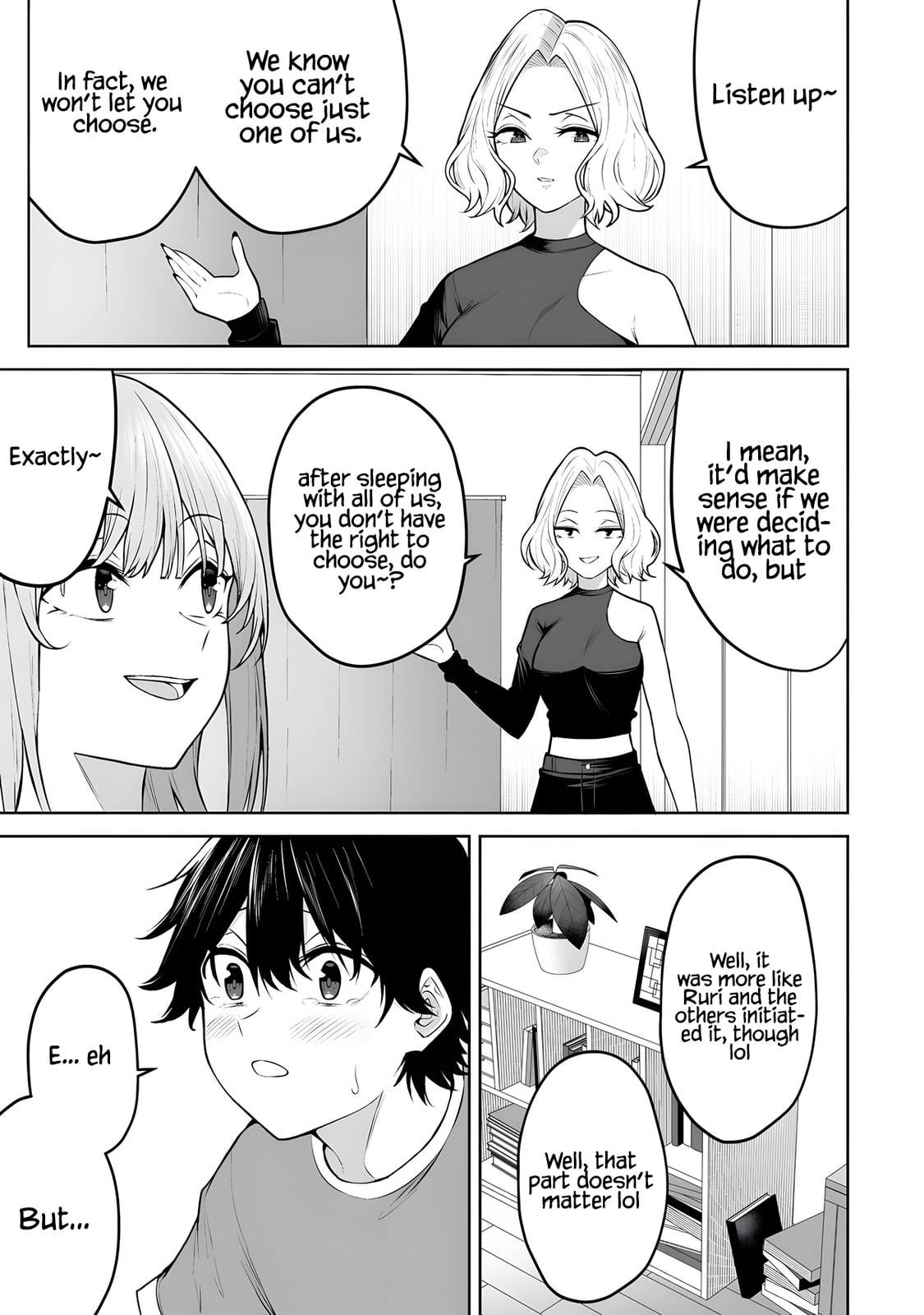 Imaizumi Brings All the Gals to His House Chapter 40 page 22 - 