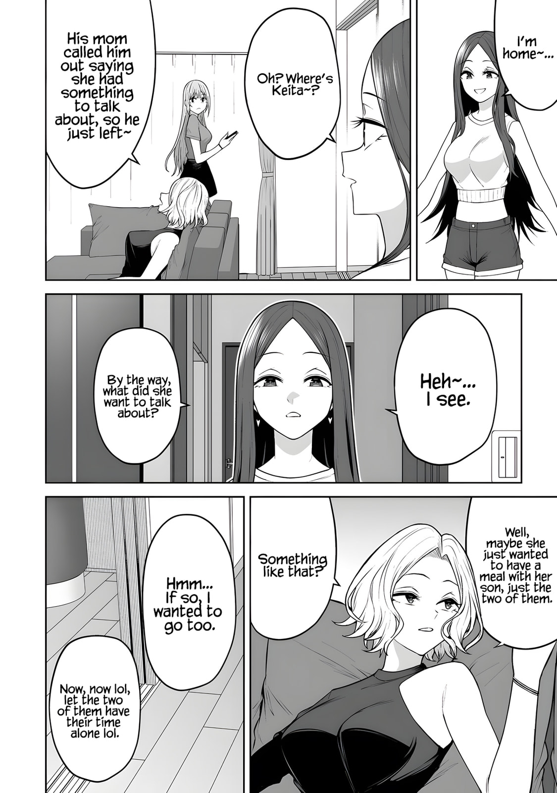 Imaizumi Brings All the Gals to His House Chapter 40 page 9 - 