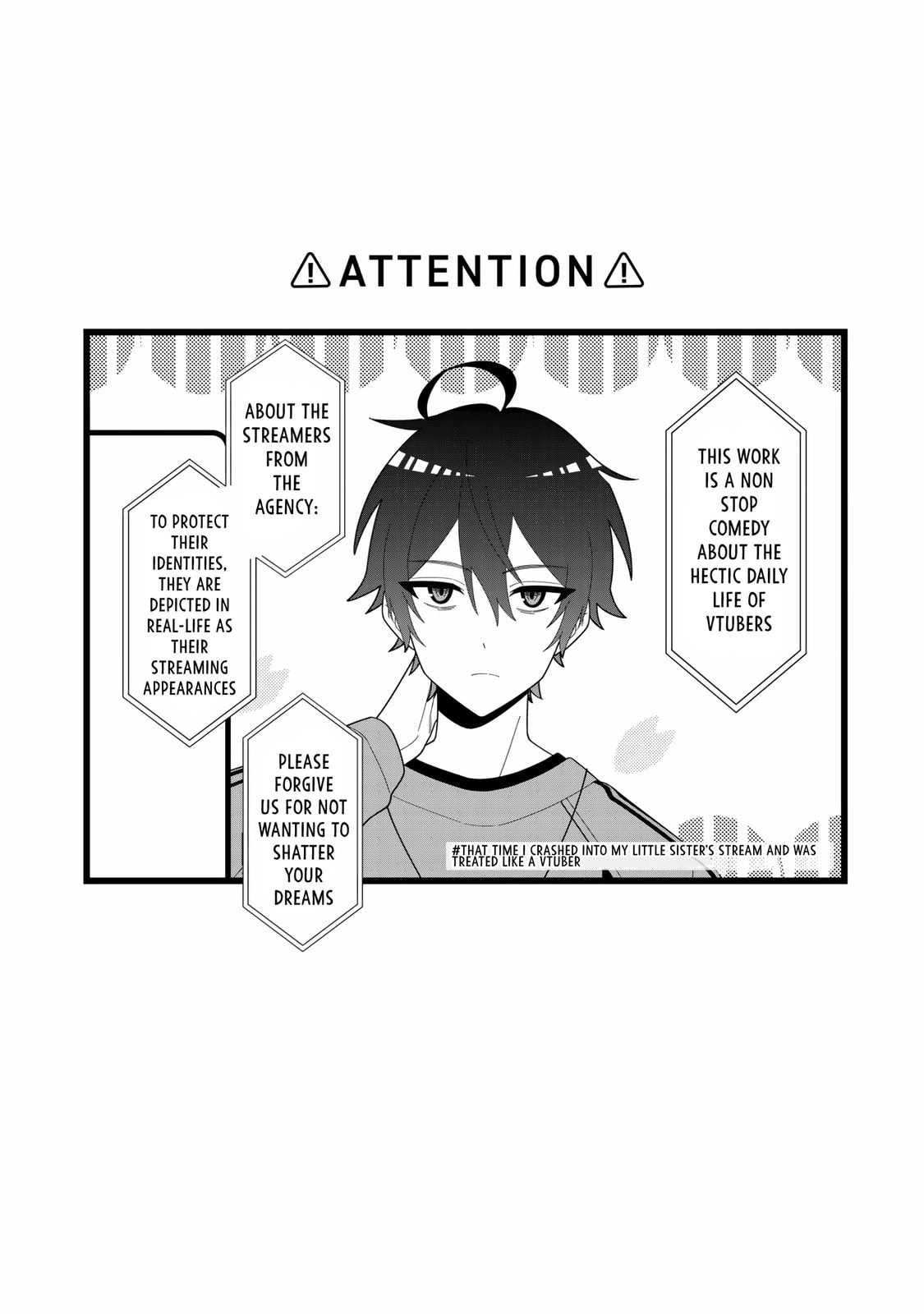 Imouto no Haishin ni Hairikondara VTuber Atsukai sareta Ken Chapter 1 page 1 - 