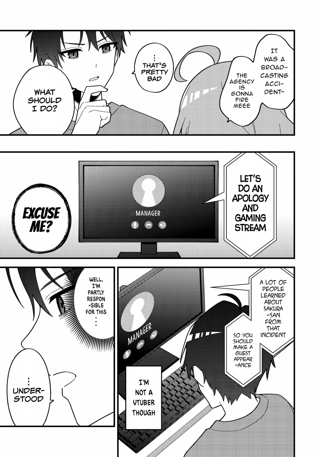 Imouto no Haishin ni Hairikondara VTuber Atsukai sareta Ken Chapter 1 page 14 - 