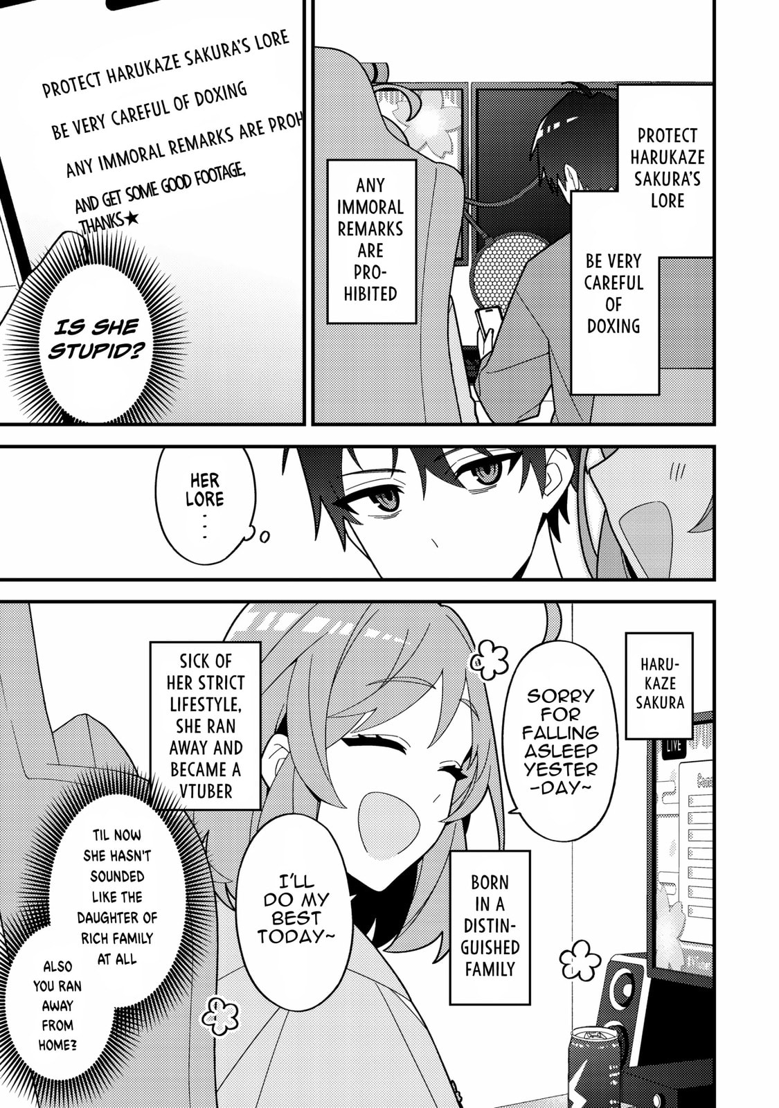 Imouto no Haishin ni Hairikondara VTuber Atsukai sareta Ken Chapter 1 page 16 - 