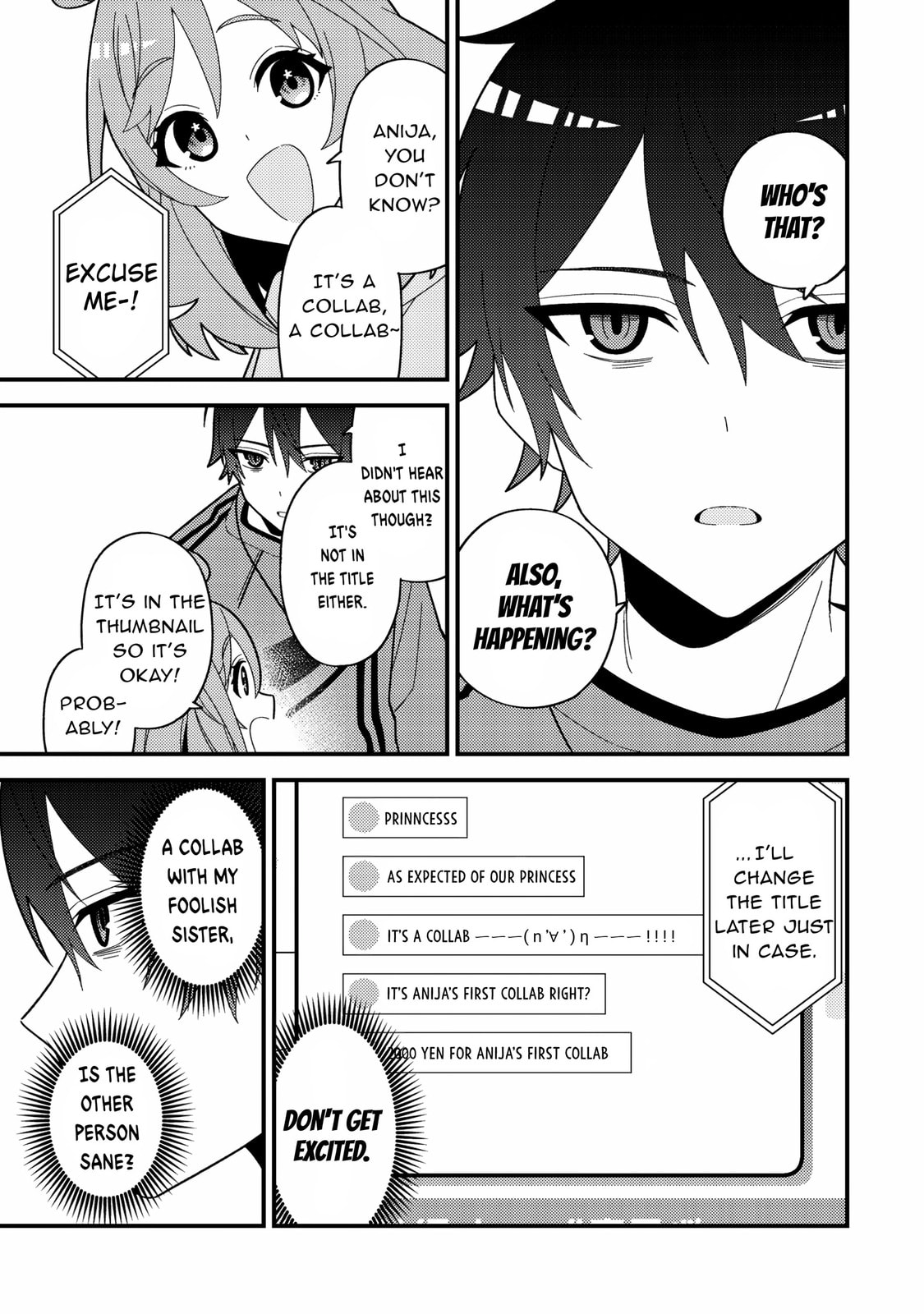 Imouto no Haishin ni Hairikondara VTuber Atsukai sareta Ken Chapter 3 page 9 - 