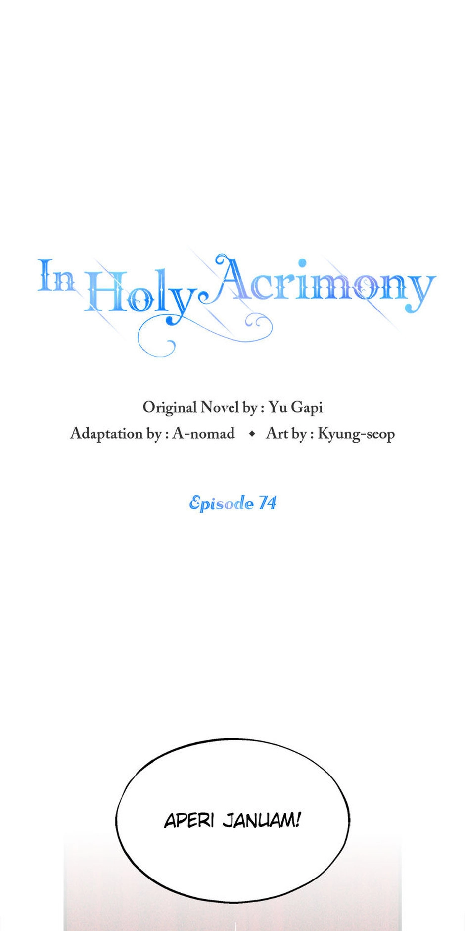 In Holy Acrimony Chapter 75 page 1 - 