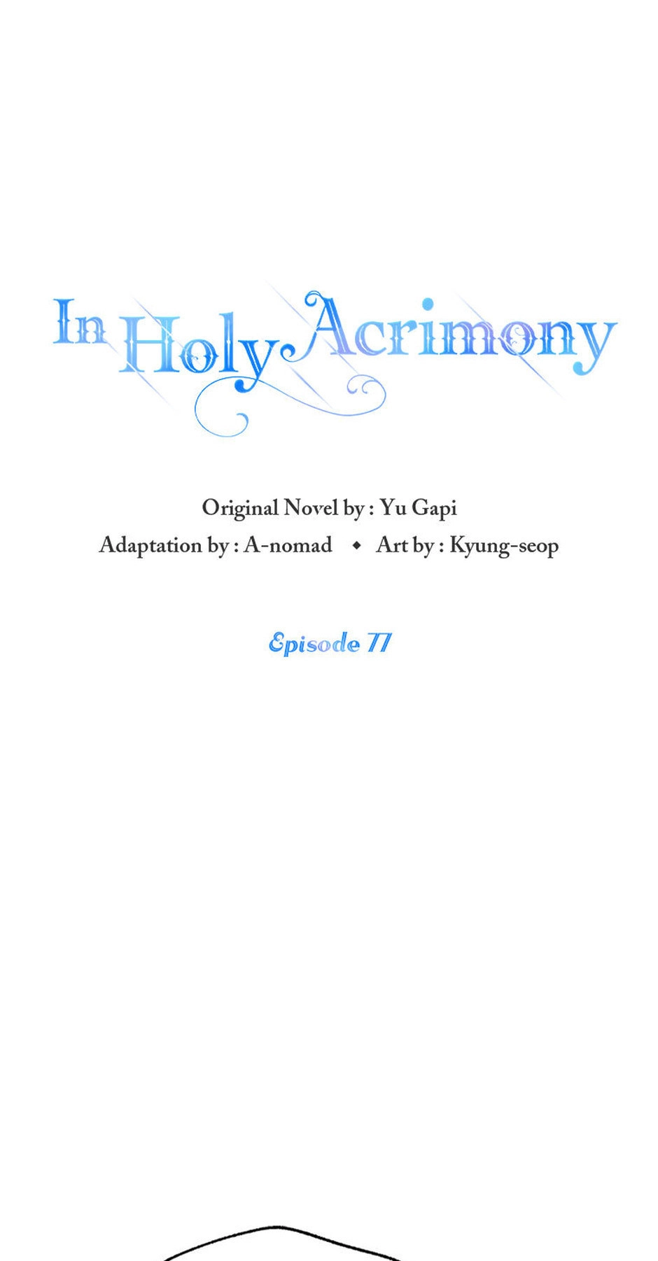 In Holy Acrimony Chapter 78 page 1 - 