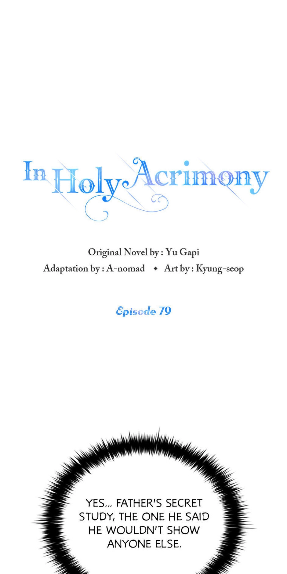 In Holy Acrimony Chapter 80 page 1 - 