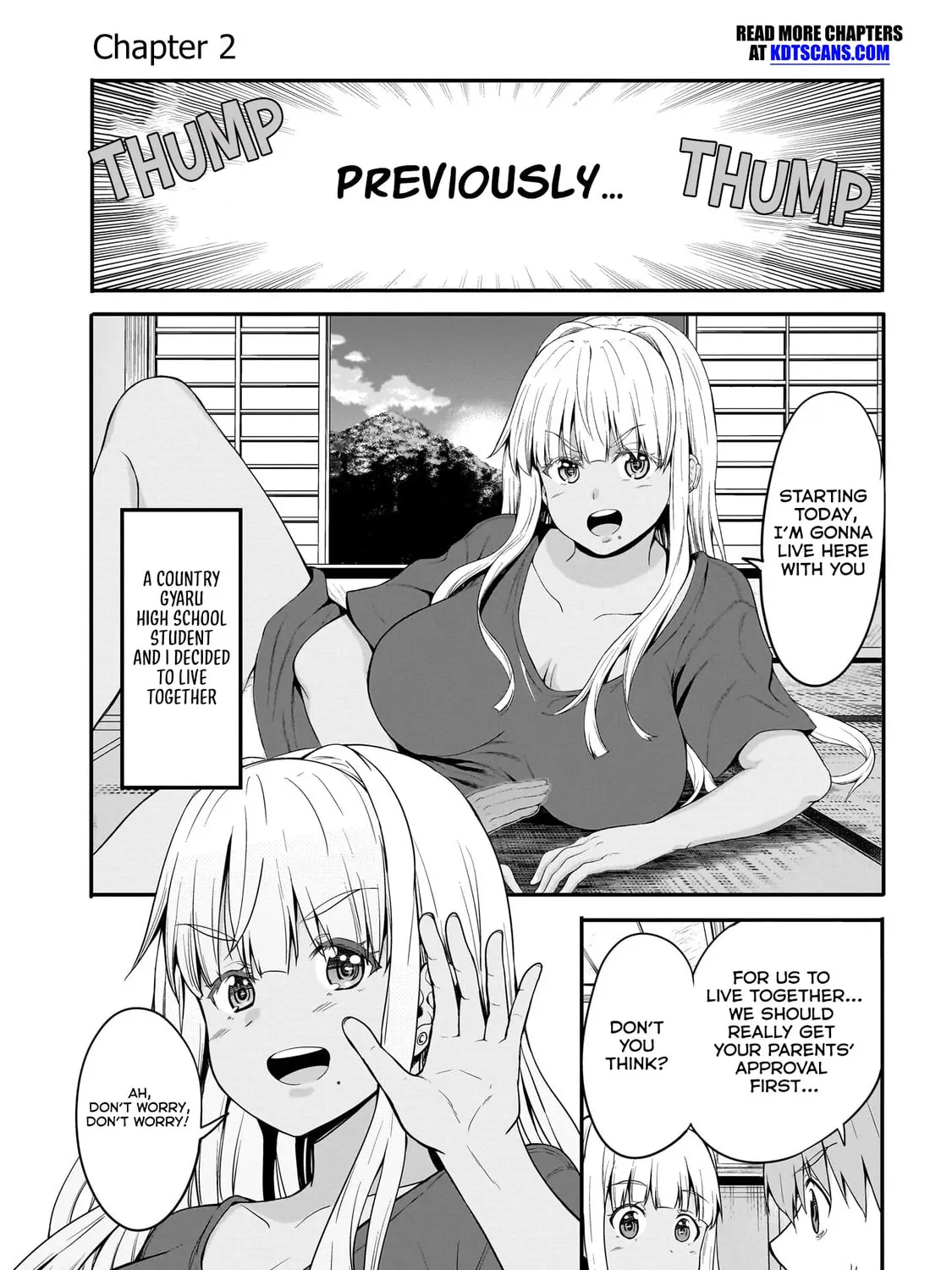 Inaka no Kuro Gal JK to Kekkon Shimashita Chapter 2 page 2 - 