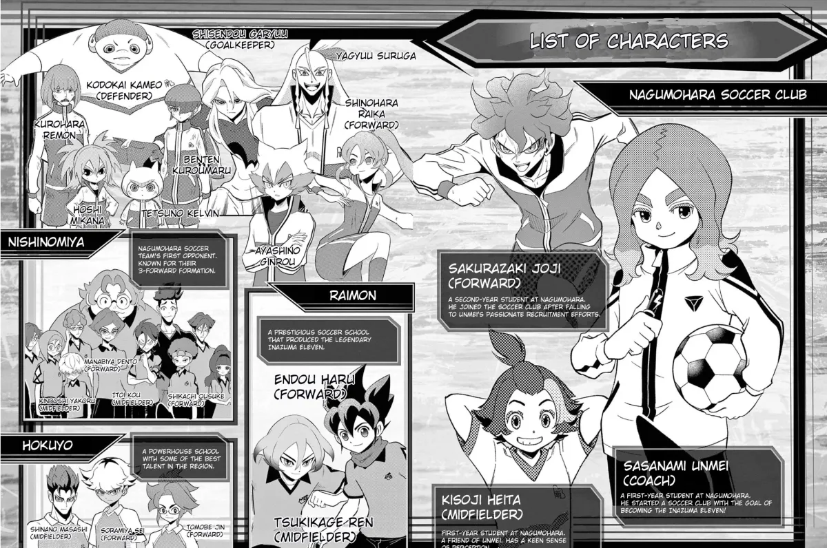 Inazuma Eleven: Eiyuutachi no Victory Road Chapter 1.1 page 5 - 