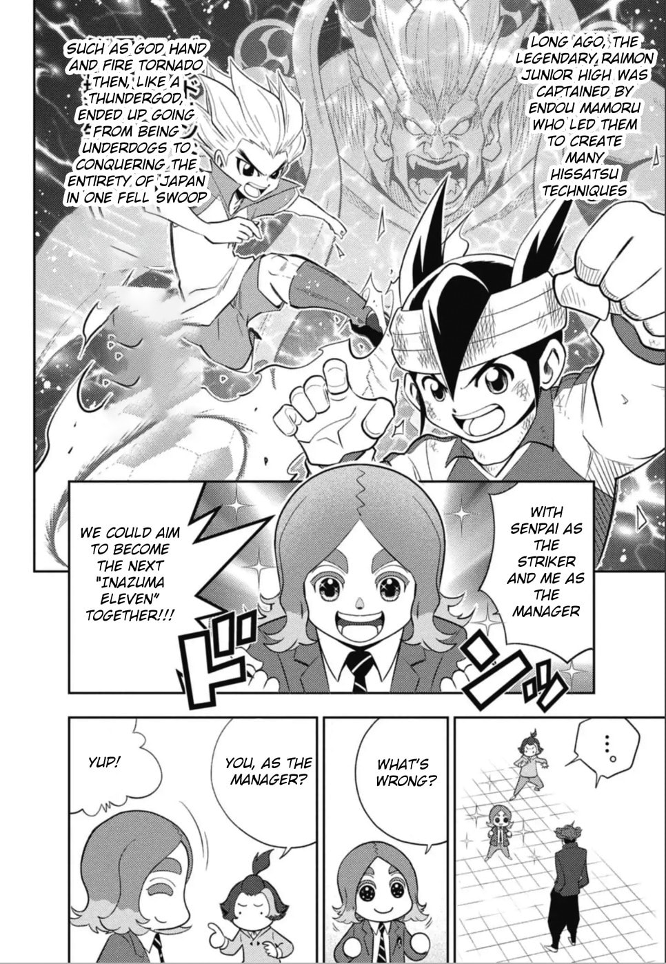 Inazuma Eleven: Eiyuutachi no Victory Road Chapter 1 page 10 - 
