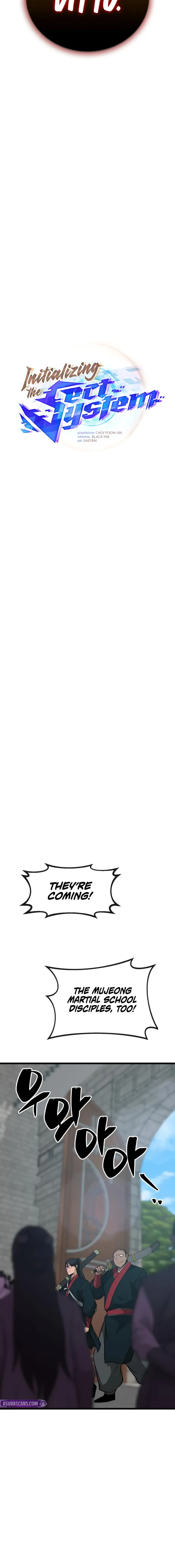 Initializing the Sect System Chapter 19 page 6 - 