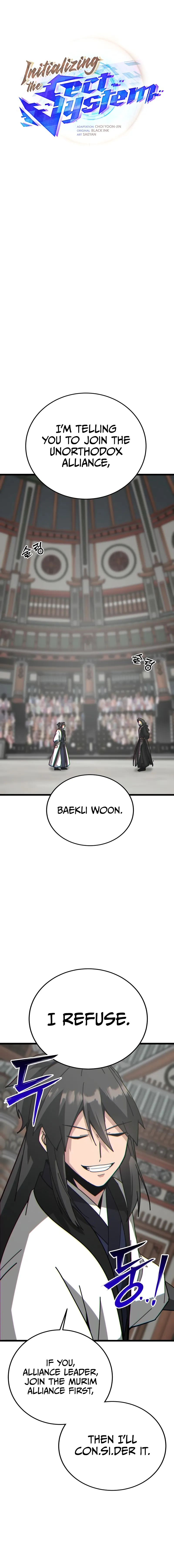 Initializing the Sect System Chapter 31 page 12 - 