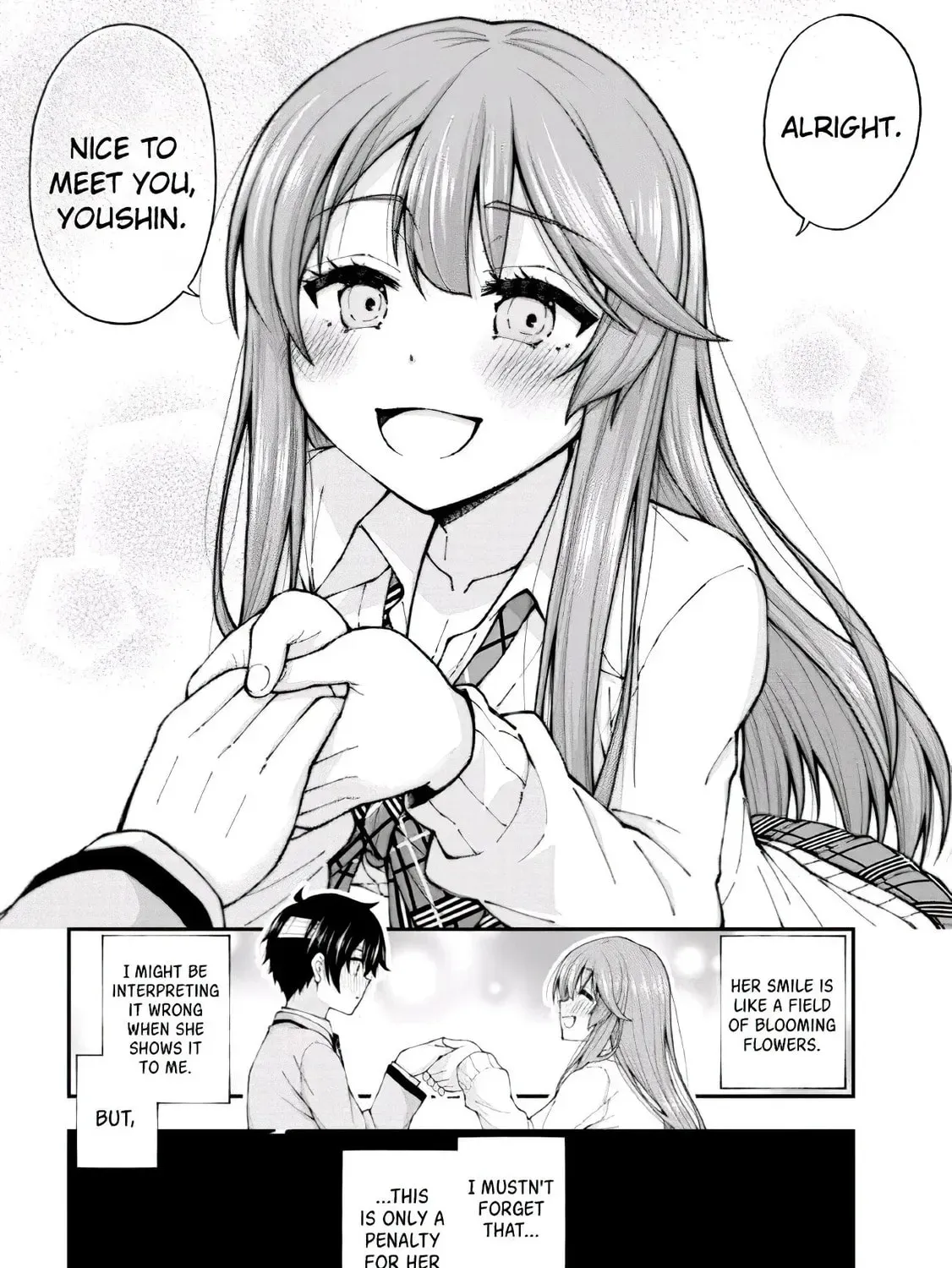 Inkya no Boku ni Batsu Game de Kokuhaku Shitekita hazu no Gyaru ga, Dou Mitemo Boku ni Betabore desu Chapter 1.2 page 59 - 