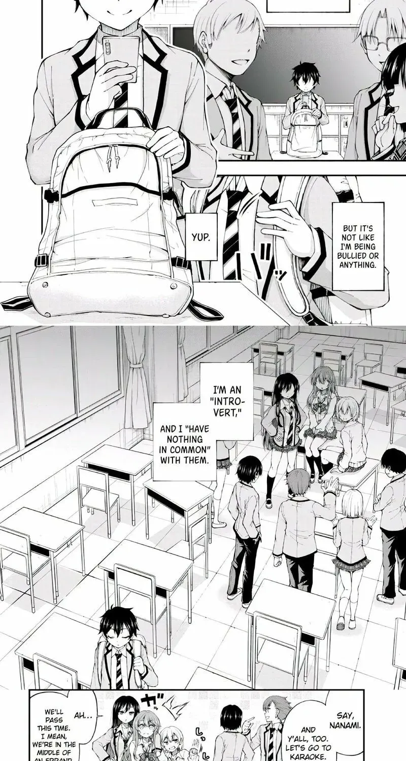 Inkya no Boku ni Batsu Game de Kokuhaku Shitekita hazu no Gyaru ga, Dou Mitemo Boku ni Betabore desu Chapter 1 page 3 - 