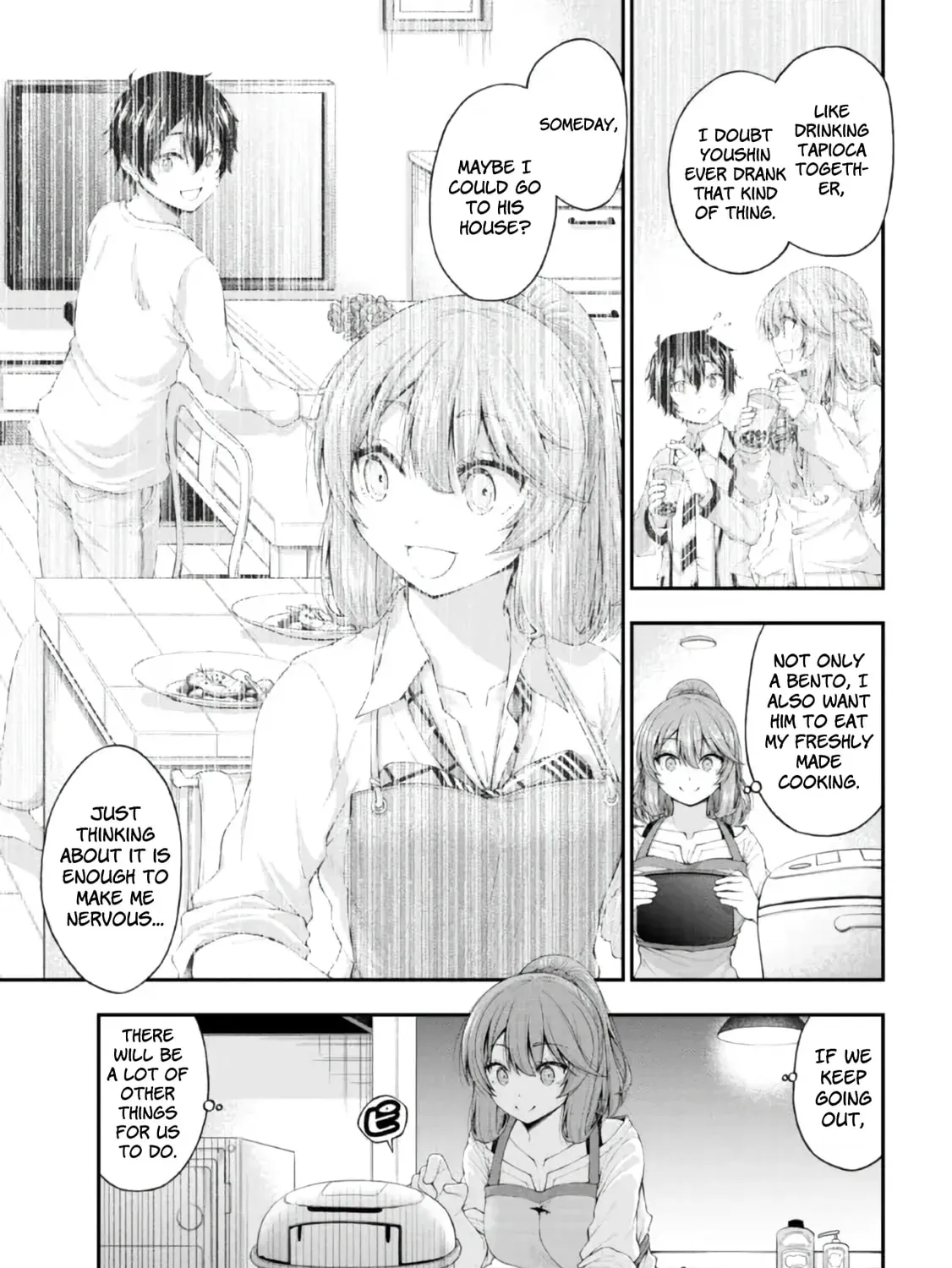 Inkya no Boku ni Batsu Game de Kokuhaku Shitekita hazu no Gyaru ga, Dou Mitemo Boku ni Betabore desu Chapter 4.5 page 17 - 