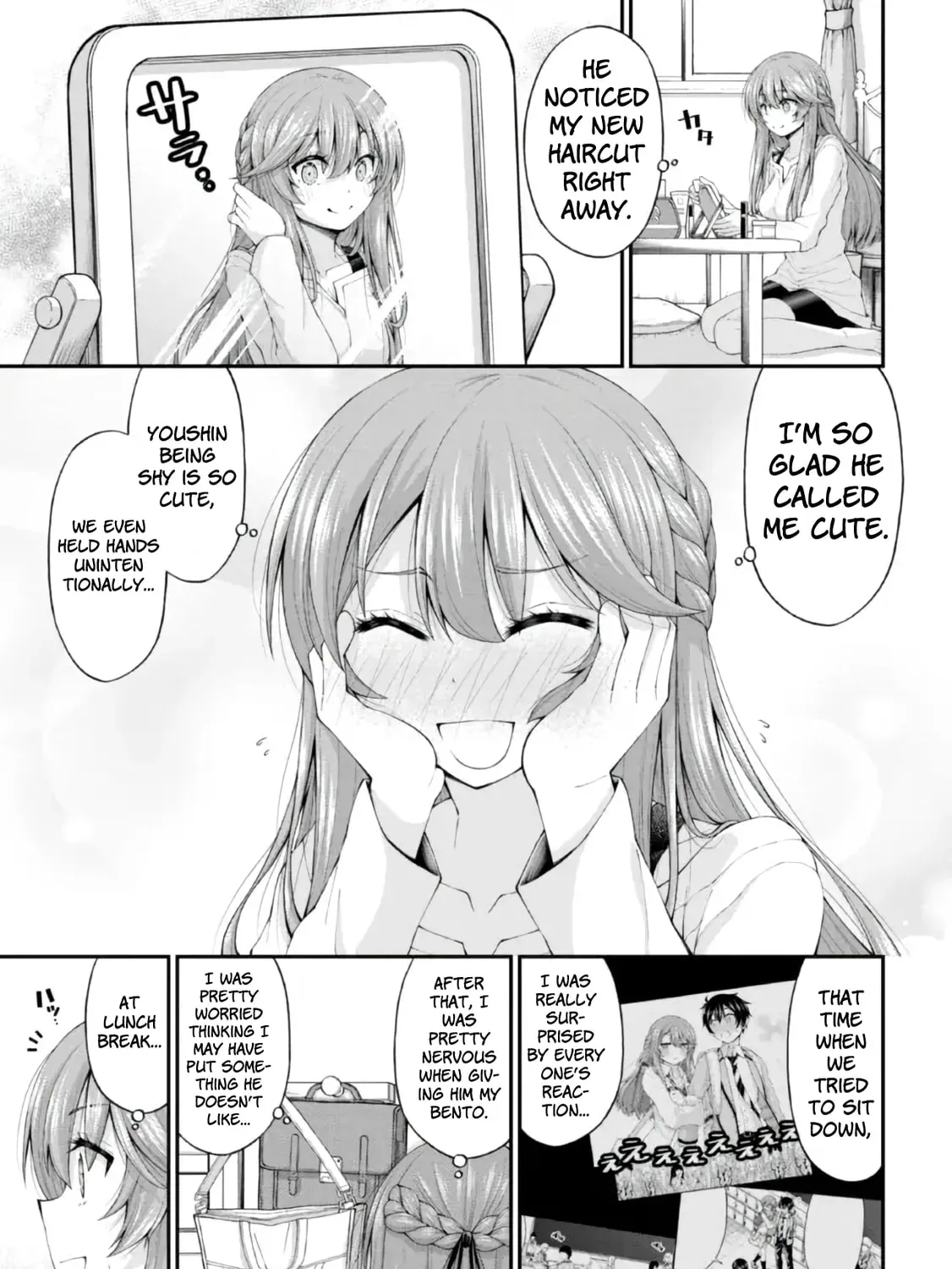 Inkya no Boku ni Batsu Game de Kokuhaku Shitekita hazu no Gyaru ga, Dou Mitemo Boku ni Betabore desu Chapter 4.5 page 5 - 