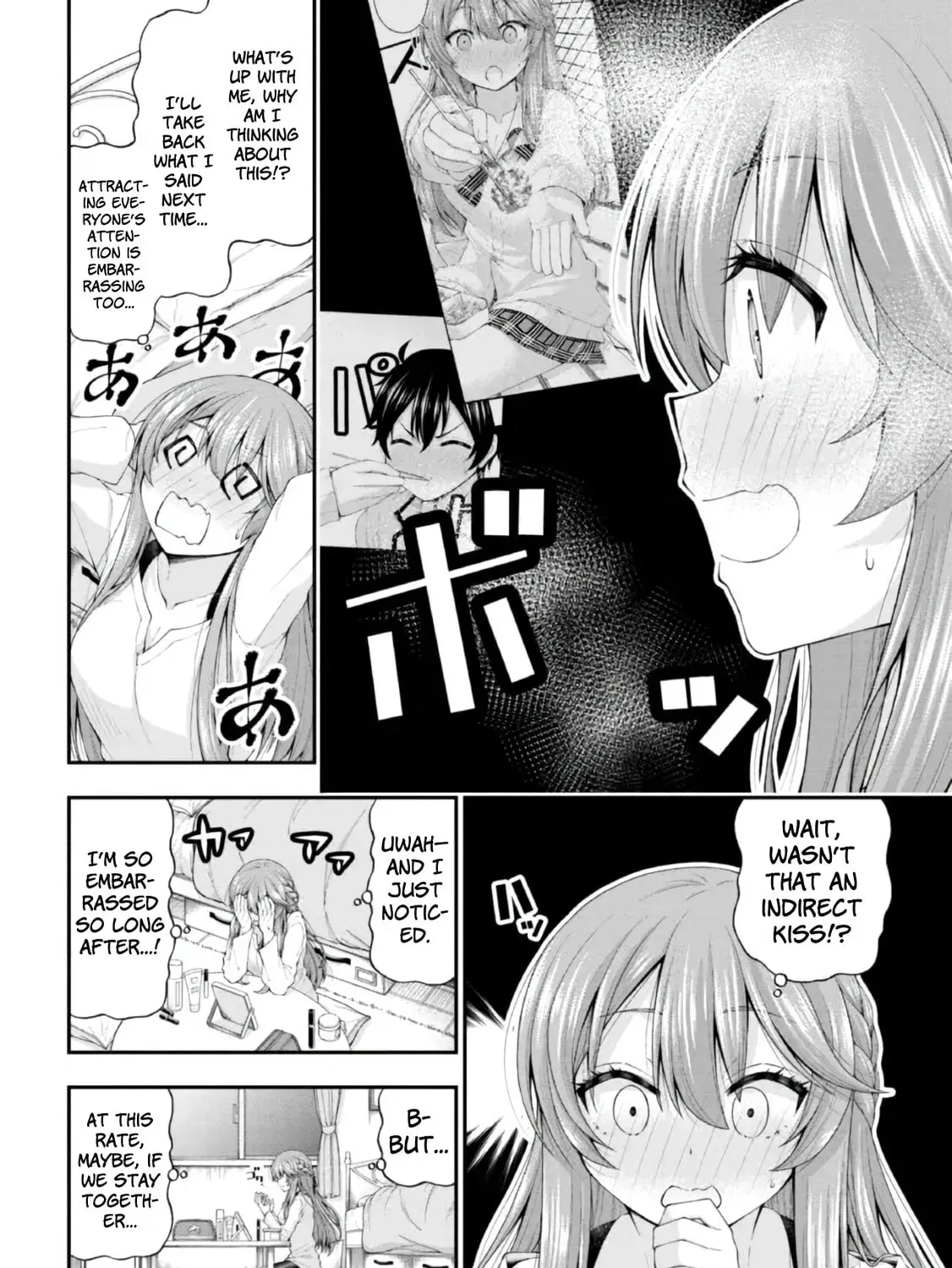 Inkya no Boku ni Batsu Game de Kokuhaku Shitekita hazu no Gyaru ga, Dou Mitemo Boku ni Betabore desu Chapter 4.5 page 7 - 