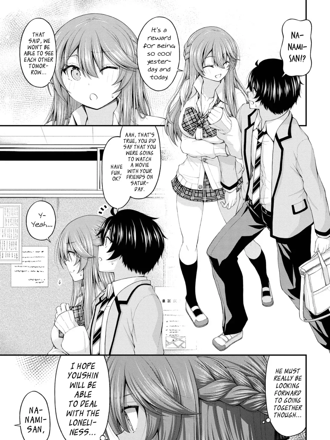 Inkya no Boku ni Batsu Game de Kokuhaku Shitekita hazu no Gyaru ga, Dou Mitemo Boku ni Betabore desu Chapter 7.5 page 45 - 
