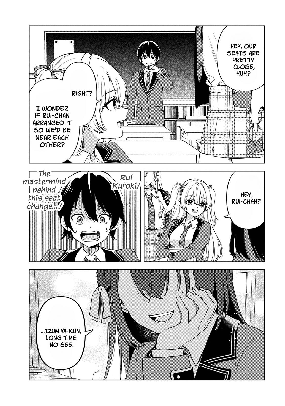 Inkya no Ore ga Sekigae de S-kyuu Bishoujo ni Kakomaretara Himitsu no Kankei ga Hajimatta Chapter 1 page 14 - 