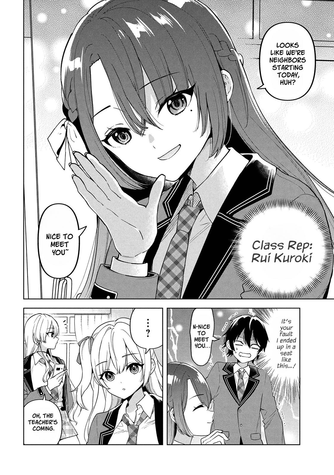 Inkya no Ore ga Sekigae de S-kyuu Bishoujo ni Kakomaretara Himitsu no Kankei ga Hajimatta Chapter 1 page 15 - 