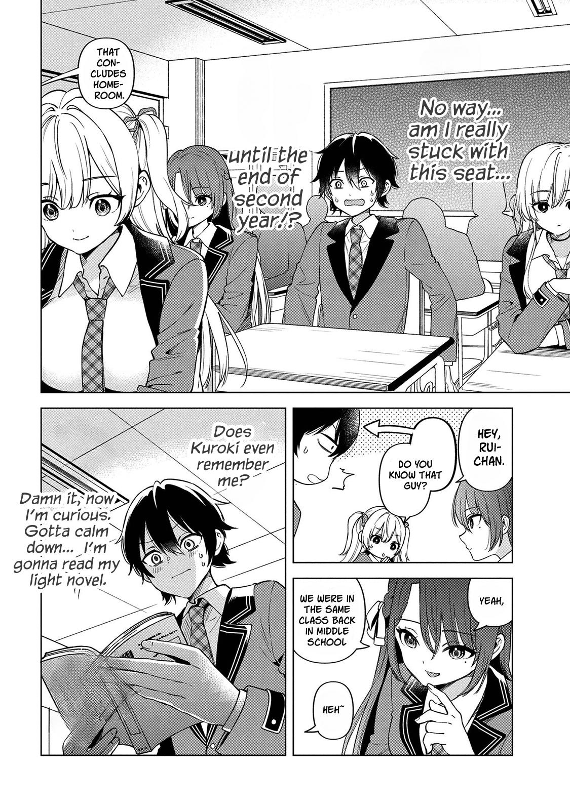 Inkya no Ore ga Sekigae de S-kyuu Bishoujo ni Kakomaretara Himitsu no Kankei ga Hajimatta Chapter 1 page 17 - 