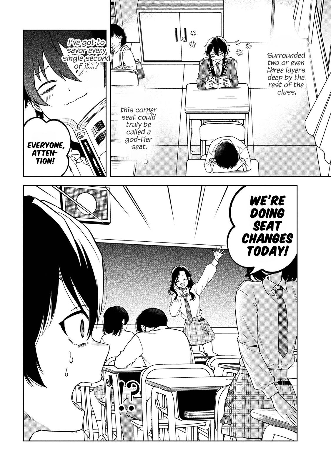 Inkya no Ore ga Sekigae de S-kyuu Bishoujo ni Kakomaretara Himitsu no Kankei ga Hajimatta Chapter 1 page 4 - 