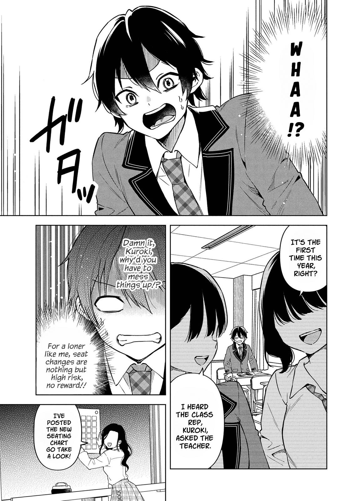 Inkya no Ore ga Sekigae de S-kyuu Bishoujo ni Kakomaretara Himitsu no Kankei ga Hajimatta Chapter 1 page 5 - 
