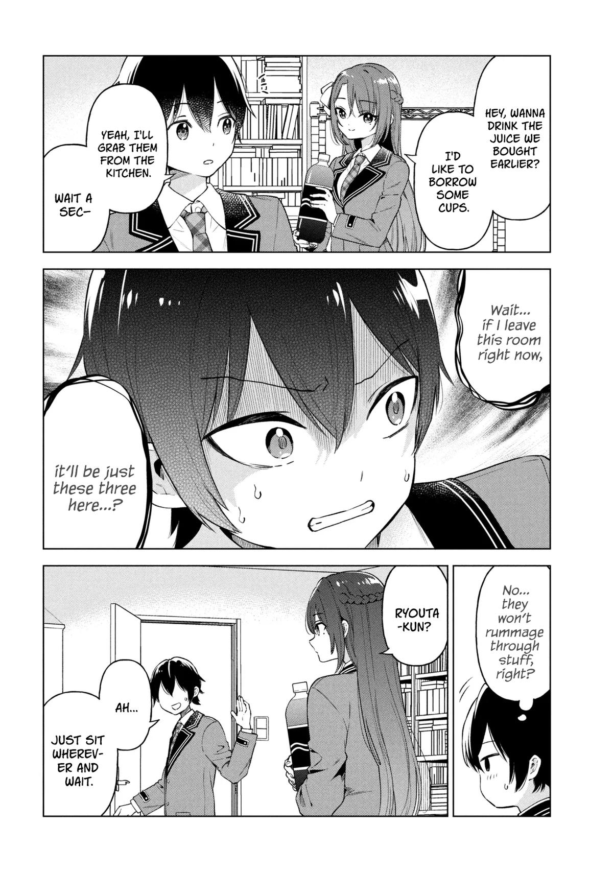 Inkya no Ore ga Sekigae de S-kyuu Bishoujo ni Kakomaretara Himitsu no Kankei ga Hajimatta Chapter 10 page 7 - 