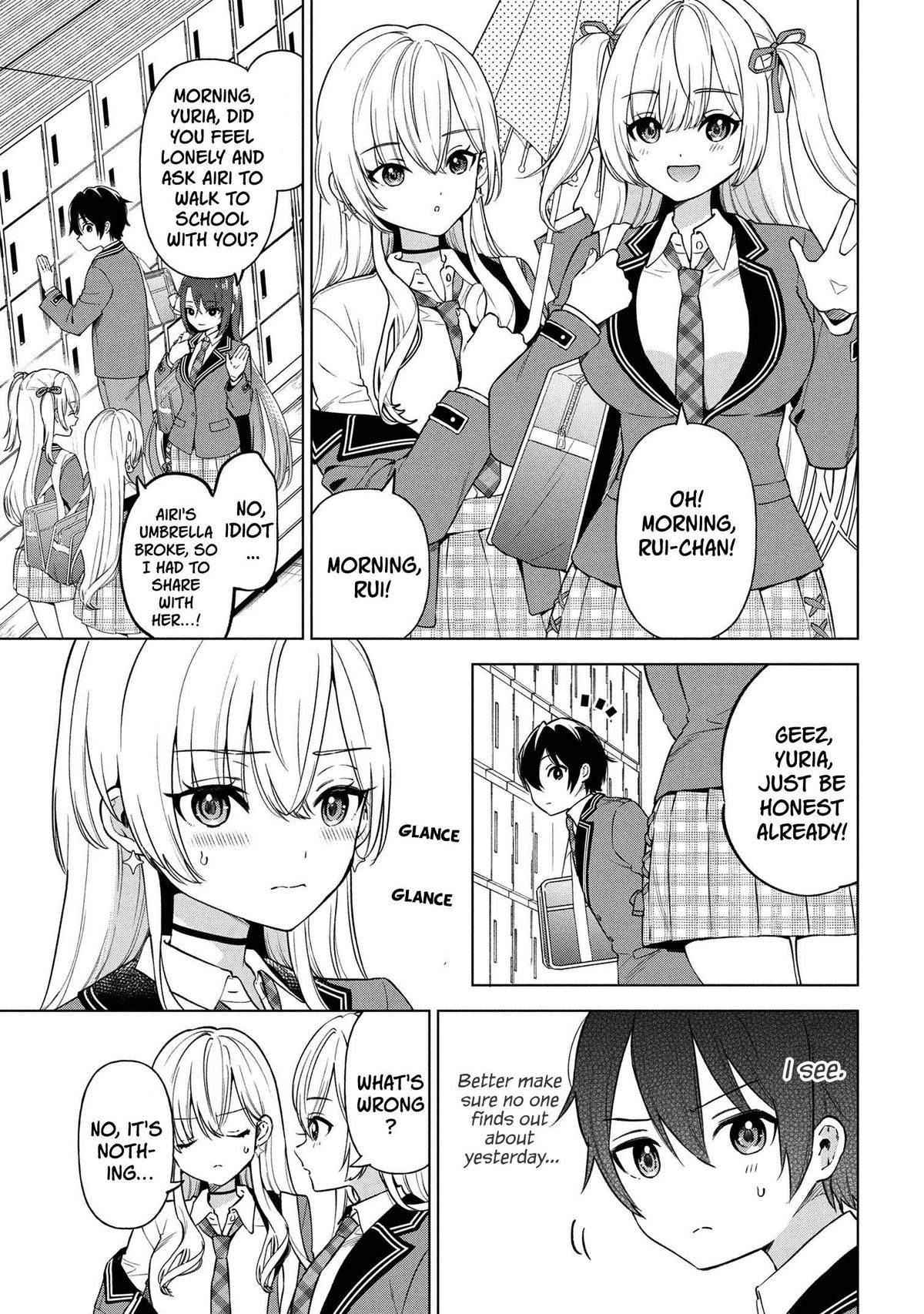 Inkya no Ore ga Sekigae de S-kyuu Bishoujo ni Kakomaretara Himitsu no Kankei ga Hajimatta Chapter 3 page 3 - 