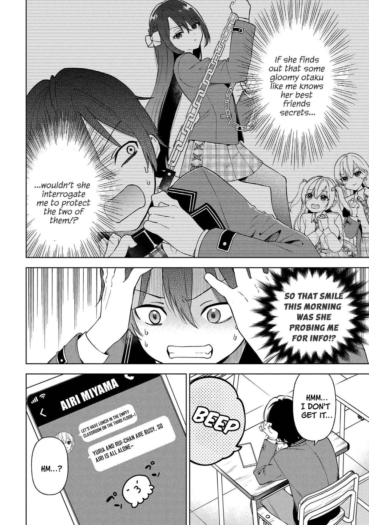 Inkya no Ore ga Sekigae de S-kyuu Bishoujo ni Kakomaretara Himitsu no Kankei ga Hajimatta Chapter 3 page 6 - 