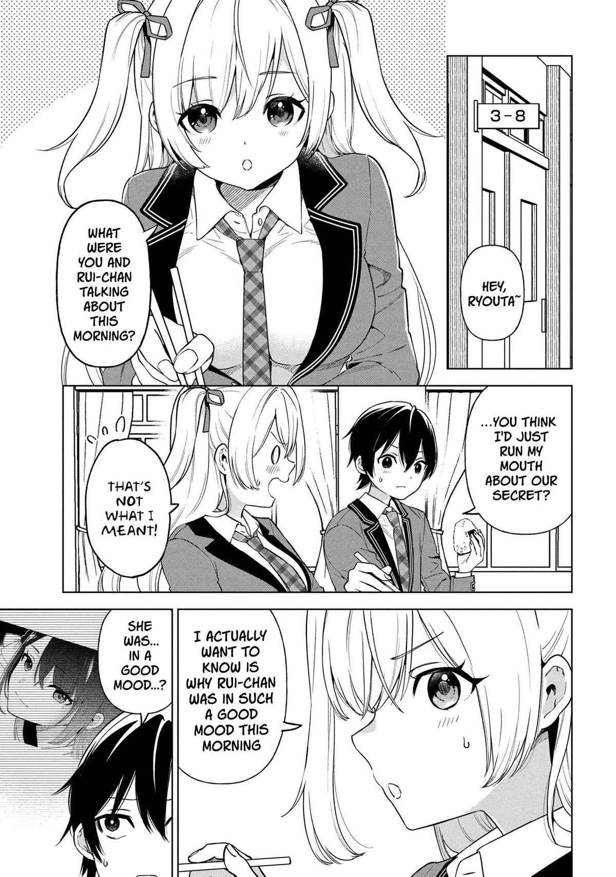 Inkya no Ore ga Sekigae de S-kyuu Bishoujo ni Kakomaretara Himitsu no Kankei ga Hajimatta Chapter 3 page 7 - 