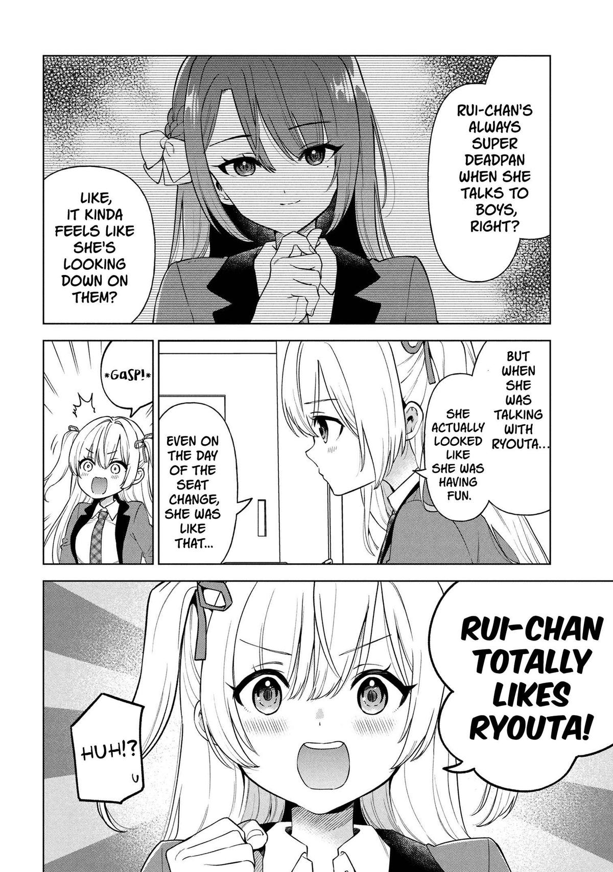 Inkya no Ore ga Sekigae de S-kyuu Bishoujo ni Kakomaretara Himitsu no Kankei ga Hajimatta Chapter 3 page 8 - 