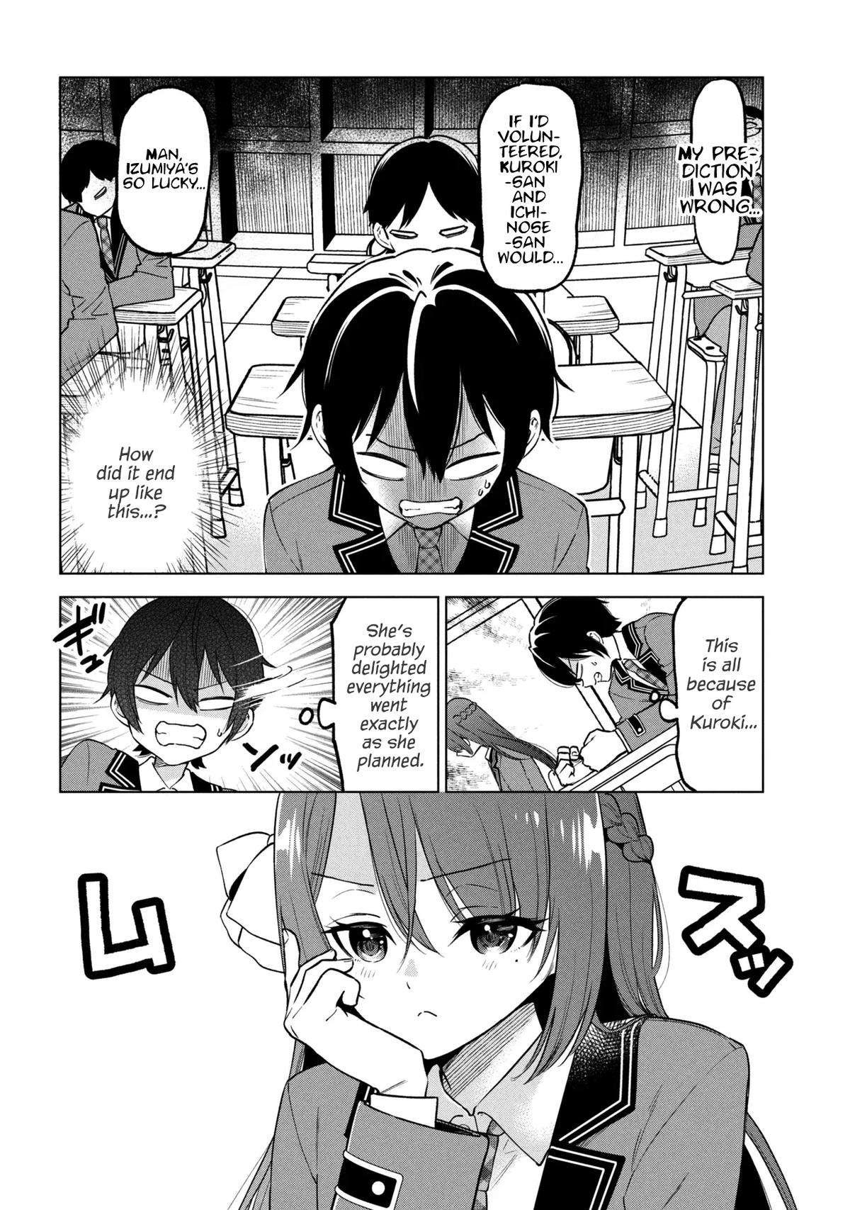 Inkya no Ore ga Sekigae de S-kyuu Bishoujo ni Kakomaretara Himitsu no Kankei ga Hajimatta Chapter 8 page 10 - 
