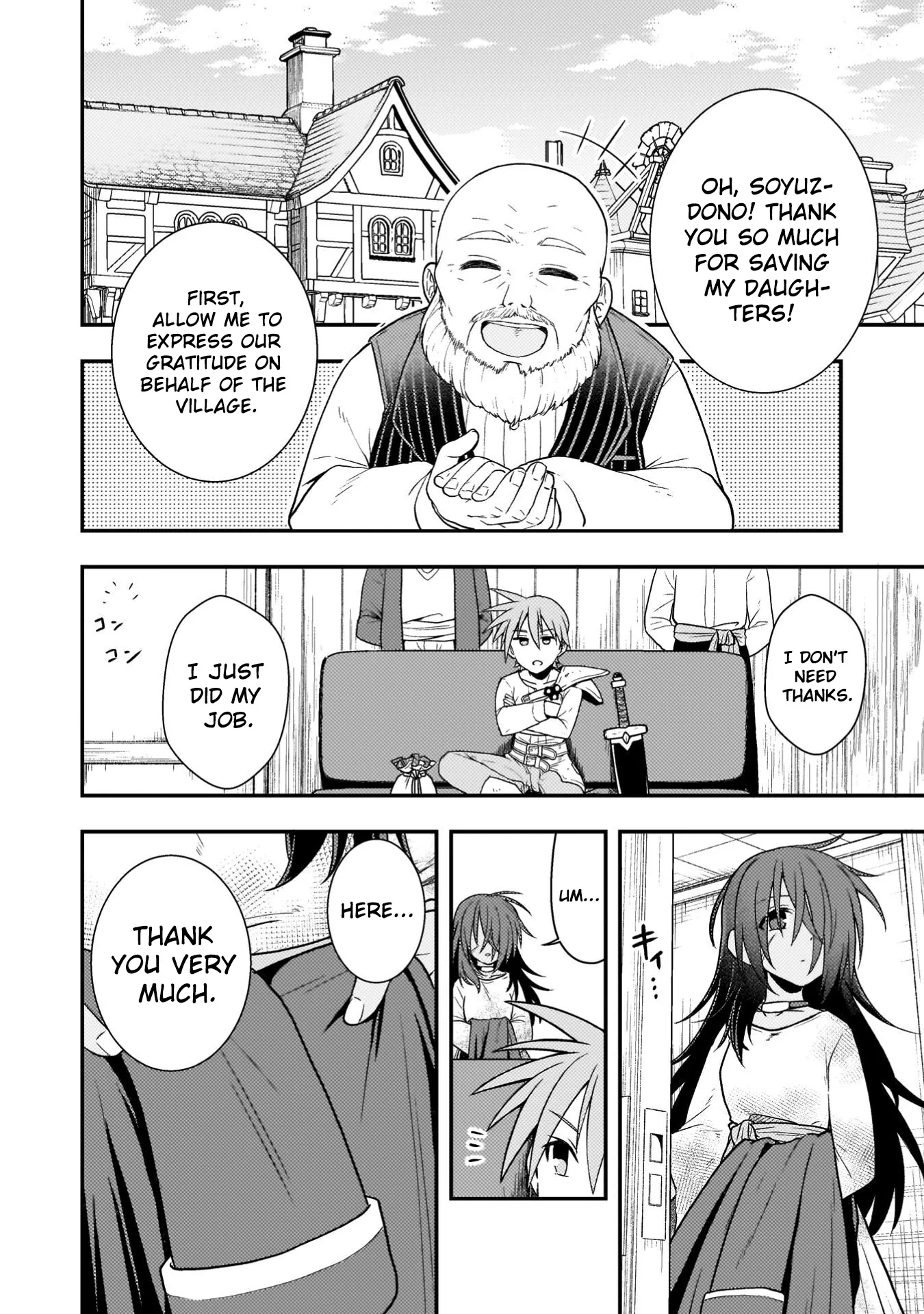 Inochiwake no Boukensha ~Fukou Shoujo wo Sukuttara Zenryoku de Suuhai Sareta node Sekinin Torazaru wo Enai~ Chapter 1 page 17 - 