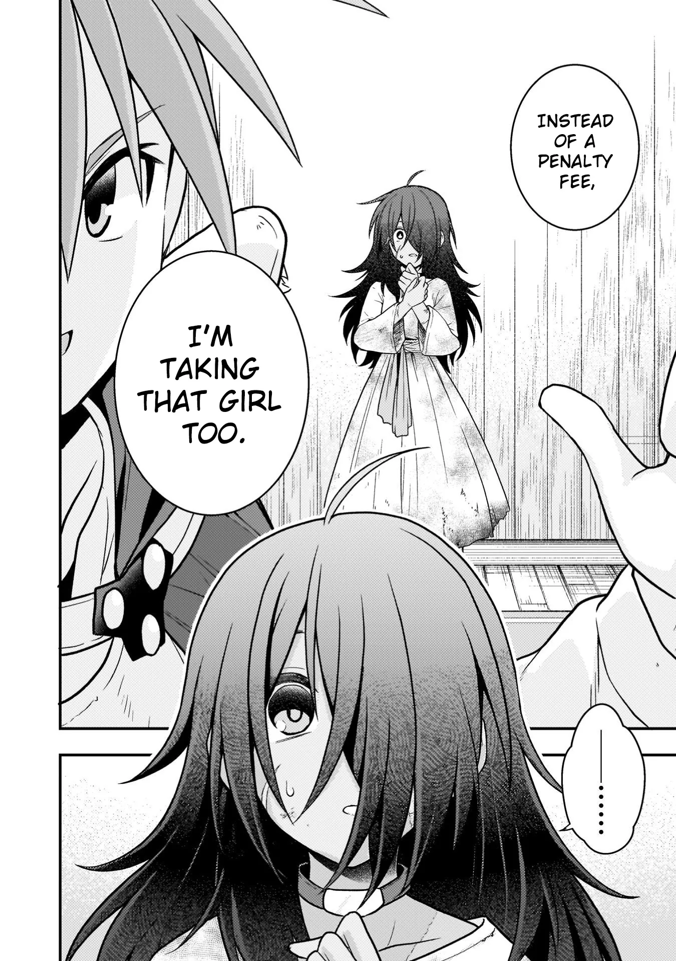 Inochiwake no Boukensha ~Fukou Shoujo wo Sukuttara Zenryoku de Suuhai Sareta node Sekinin Torazaru wo Enai~ Chapter 1 page 27 - 