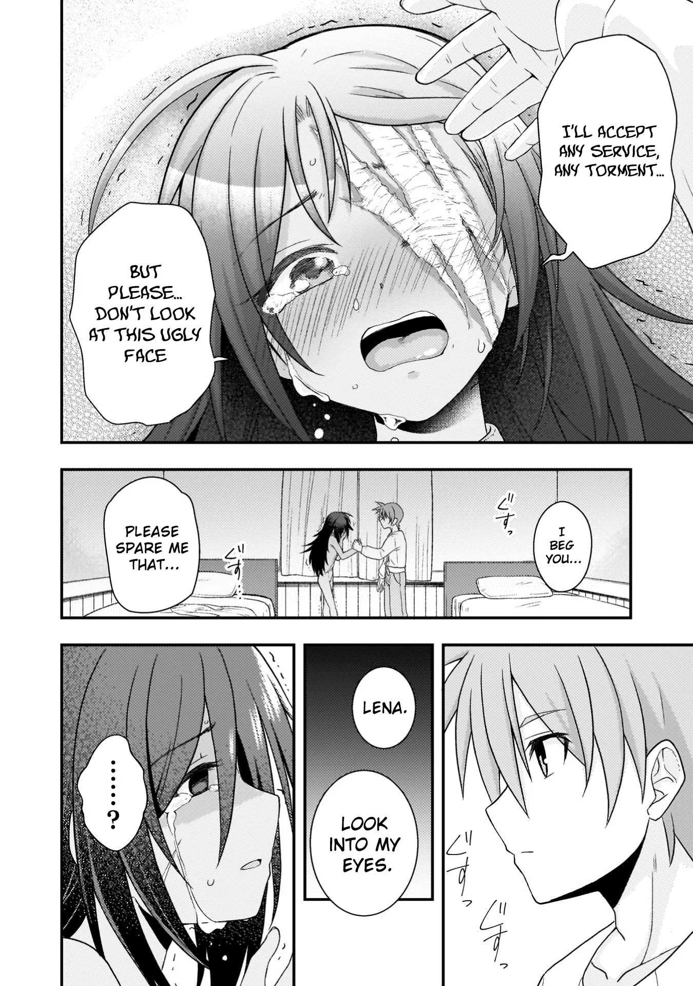 Inochiwake no Boukensha ~Fukou Shoujo wo Sukuttara Zenryoku de Suuhai Sareta node Sekinin Torazaru wo Enai~ Chapter 1 page 43 - 