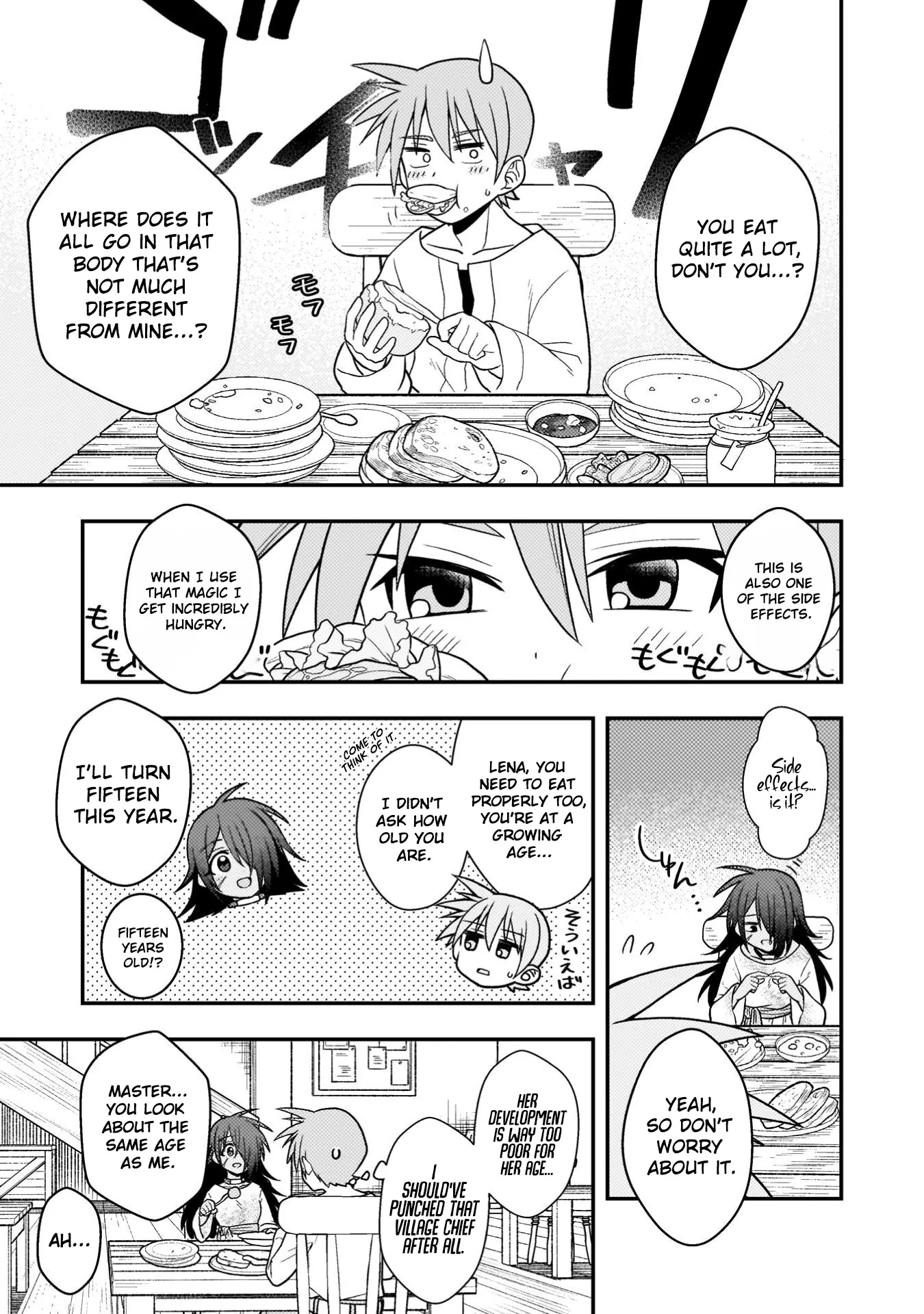 Inochiwake no Boukensha ~Fukou Shoujo wo Sukuttara Zenryoku de Suuhai Sareta node Sekinin Torazaru wo Enai~ Chapter 2 page 21 - 